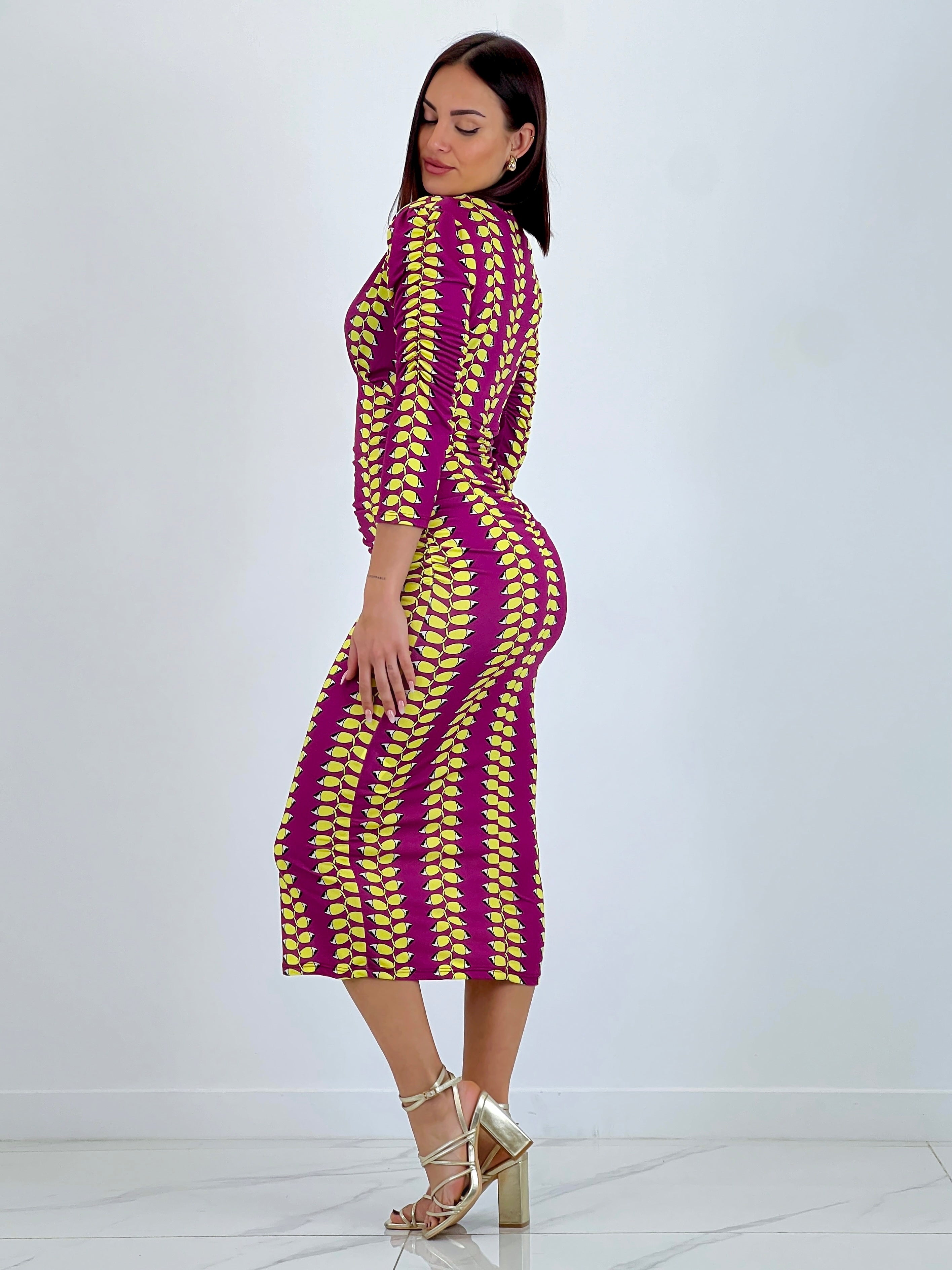 Vestido estampado Elaia