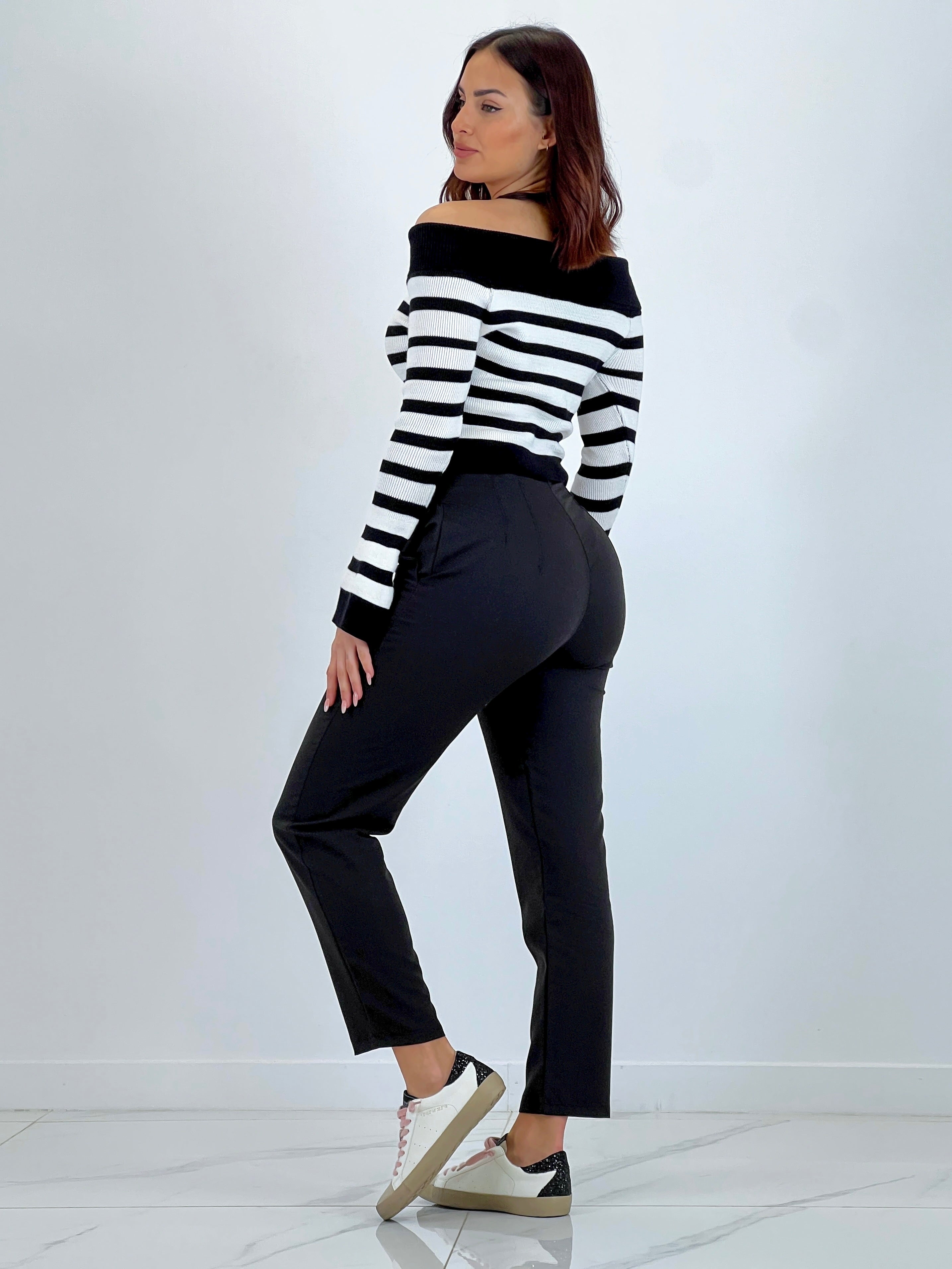 Pantalón pinzas recto