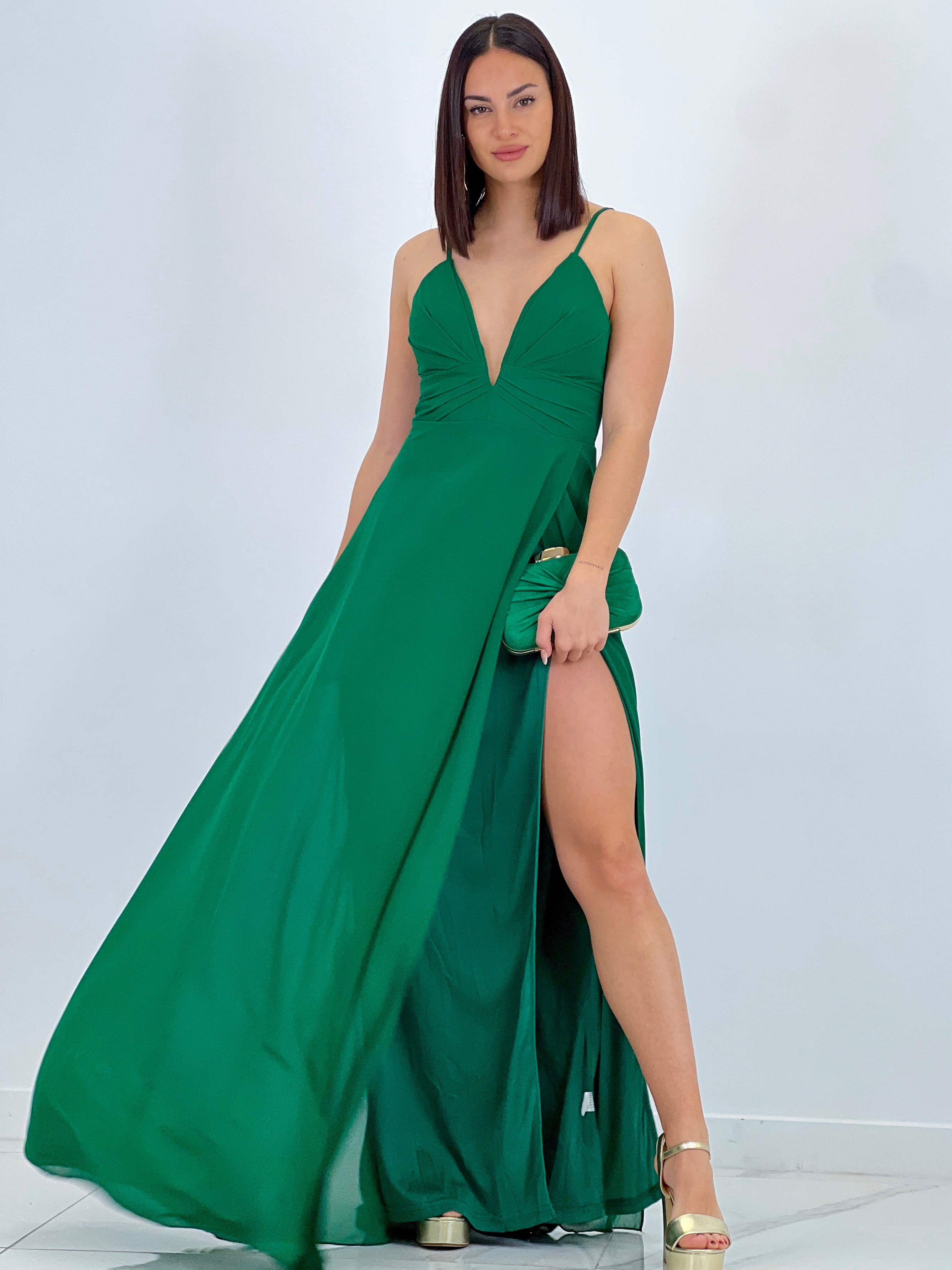 Vestido ceremonia Escote V - Zebra&Maduixa®