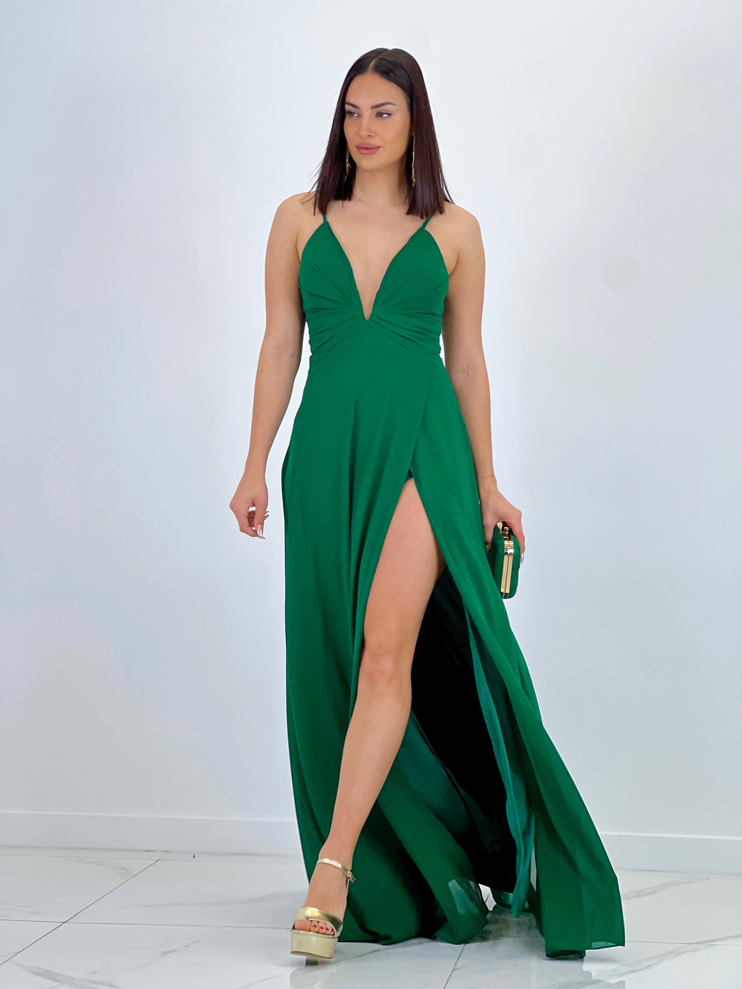 Vestido ceremonia Escote V - Zebra&Maduixa®