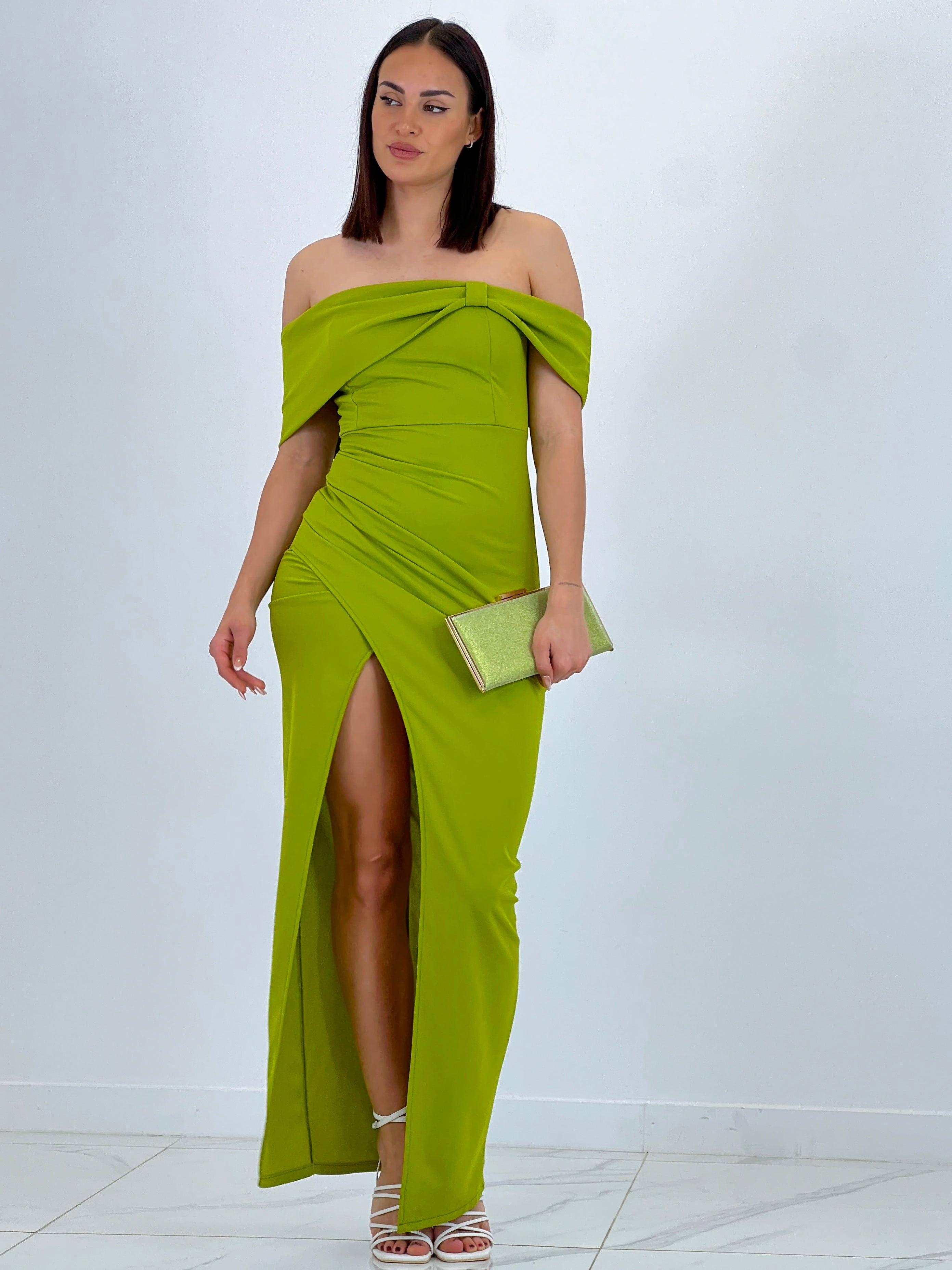 Vestido palabra de honor Indira