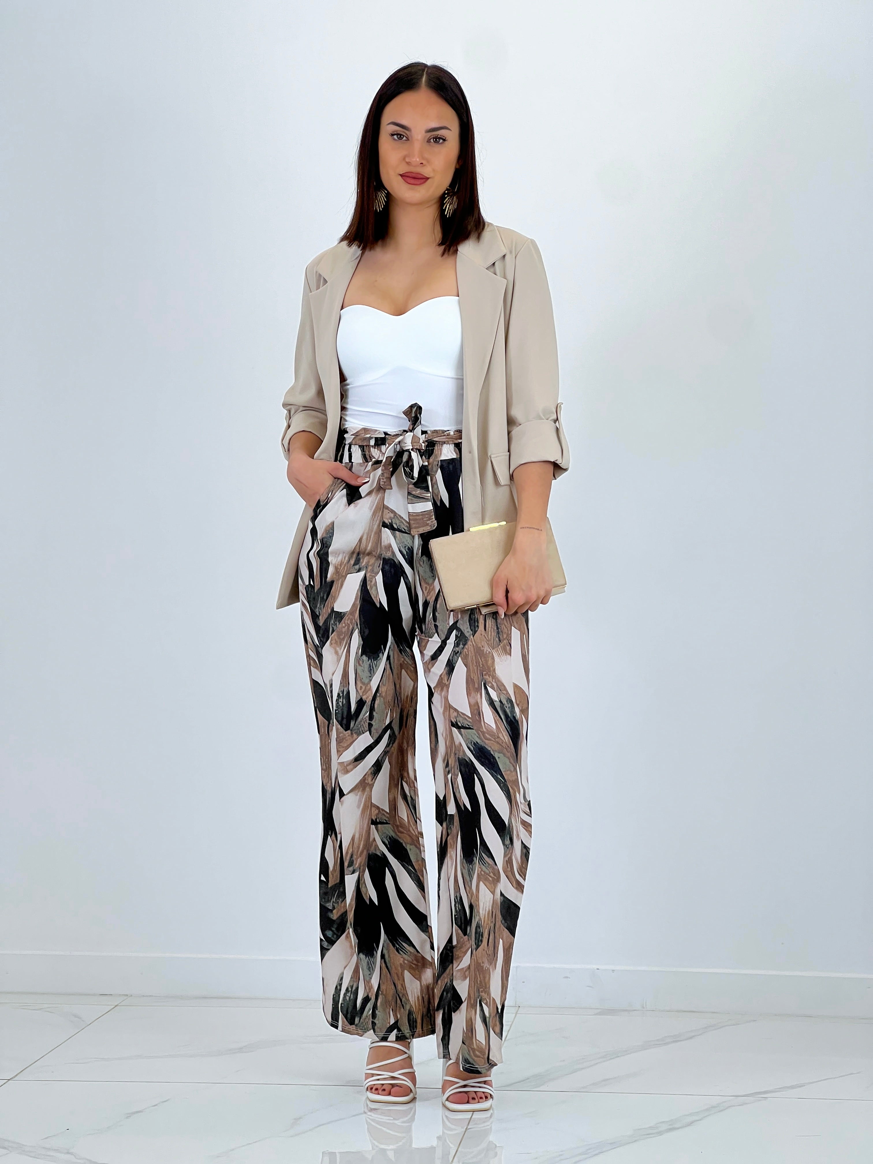 Pantalón estampado Edna