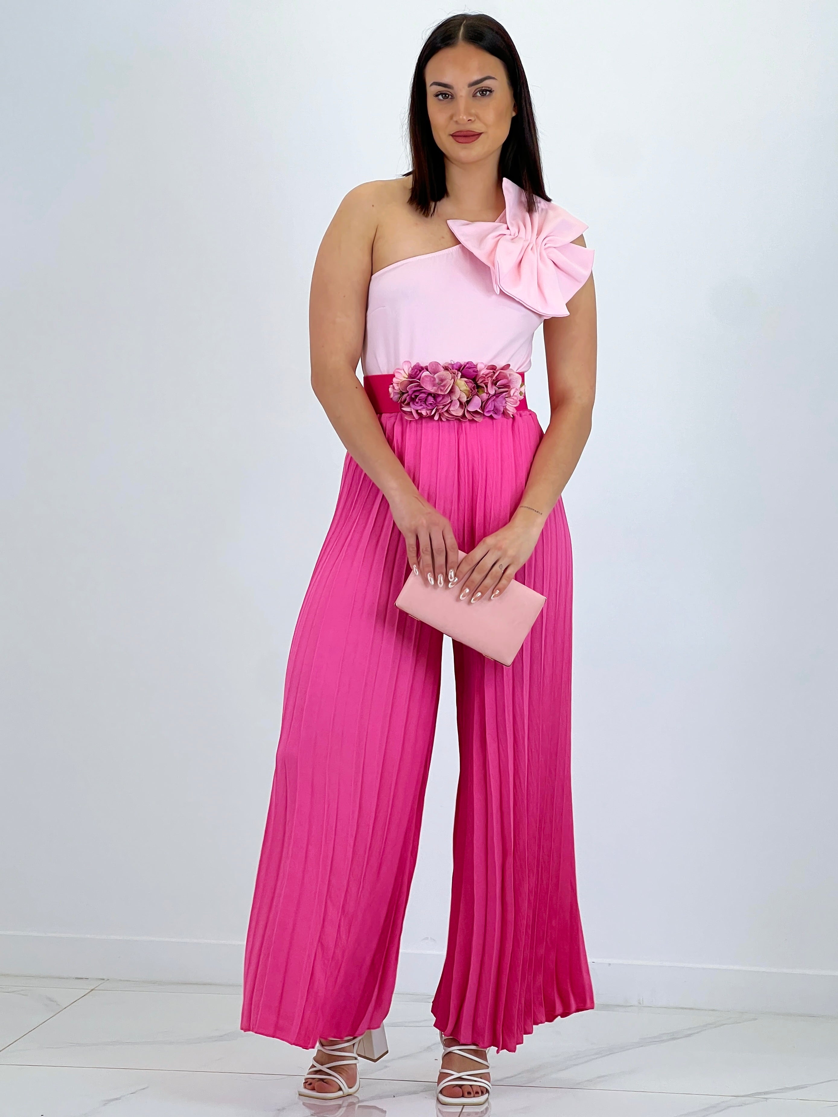 Pantalón plisado gasa Abril