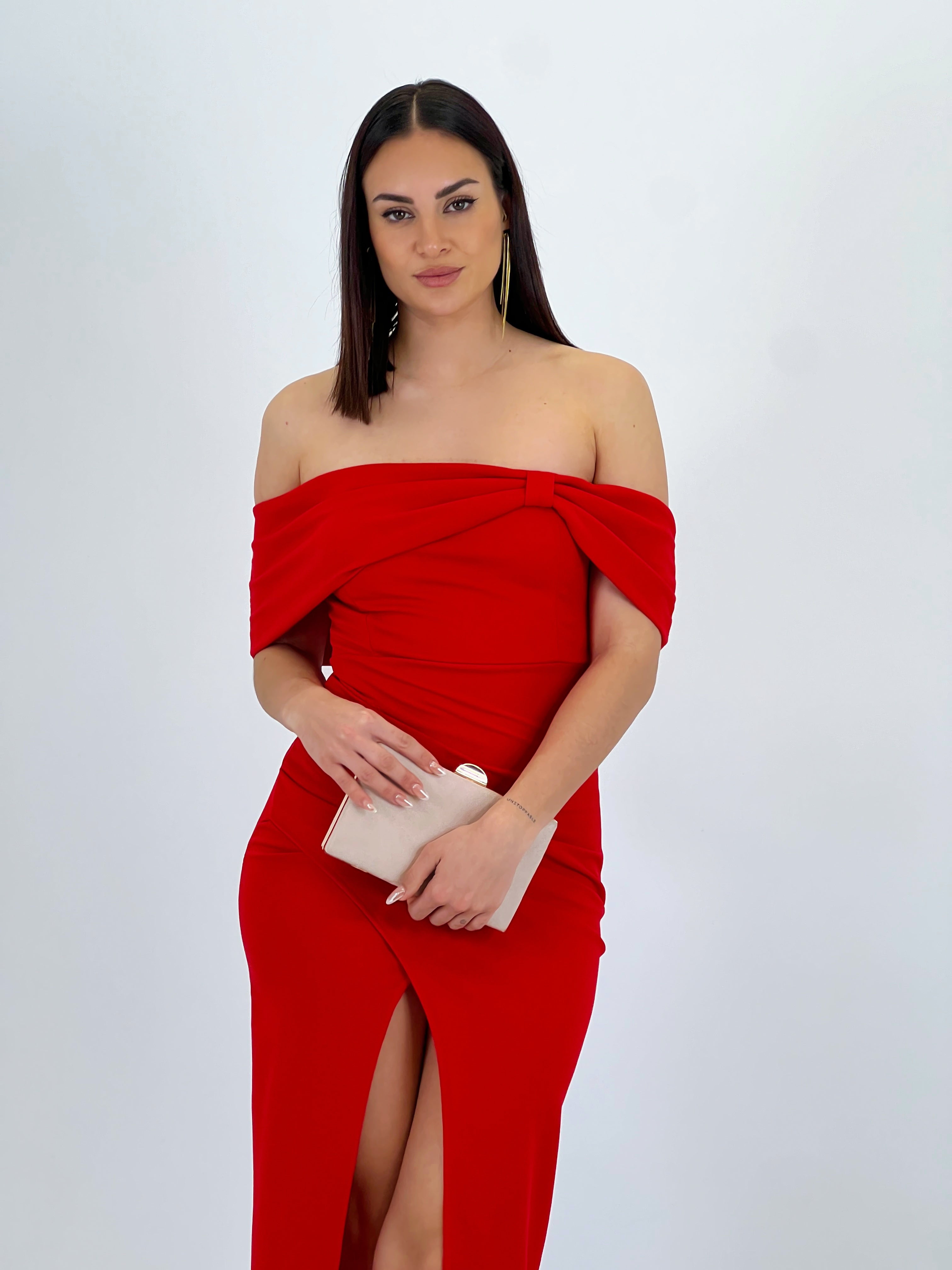 Vestido palabra de honor Indira