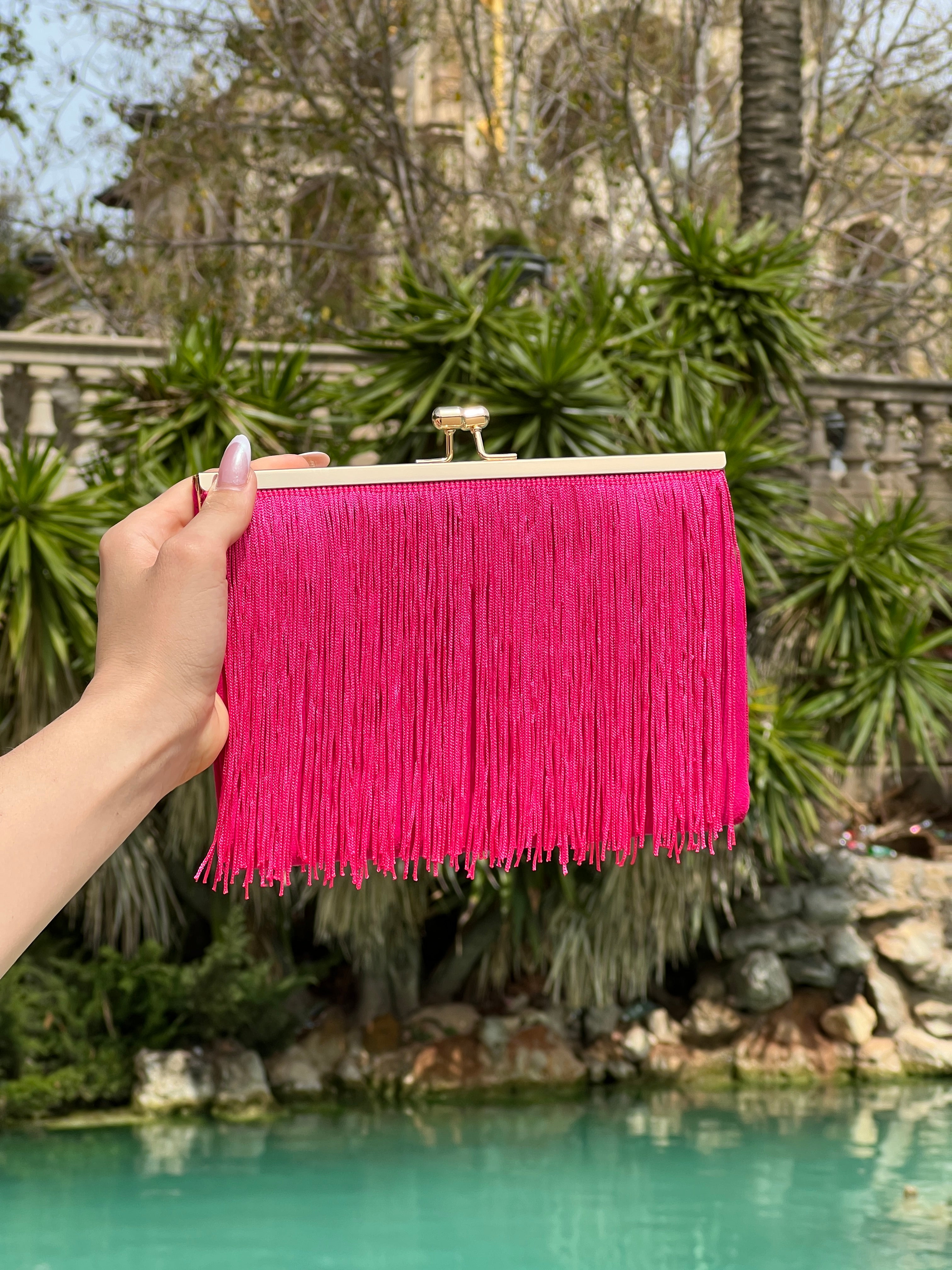 Versailles fringed bag