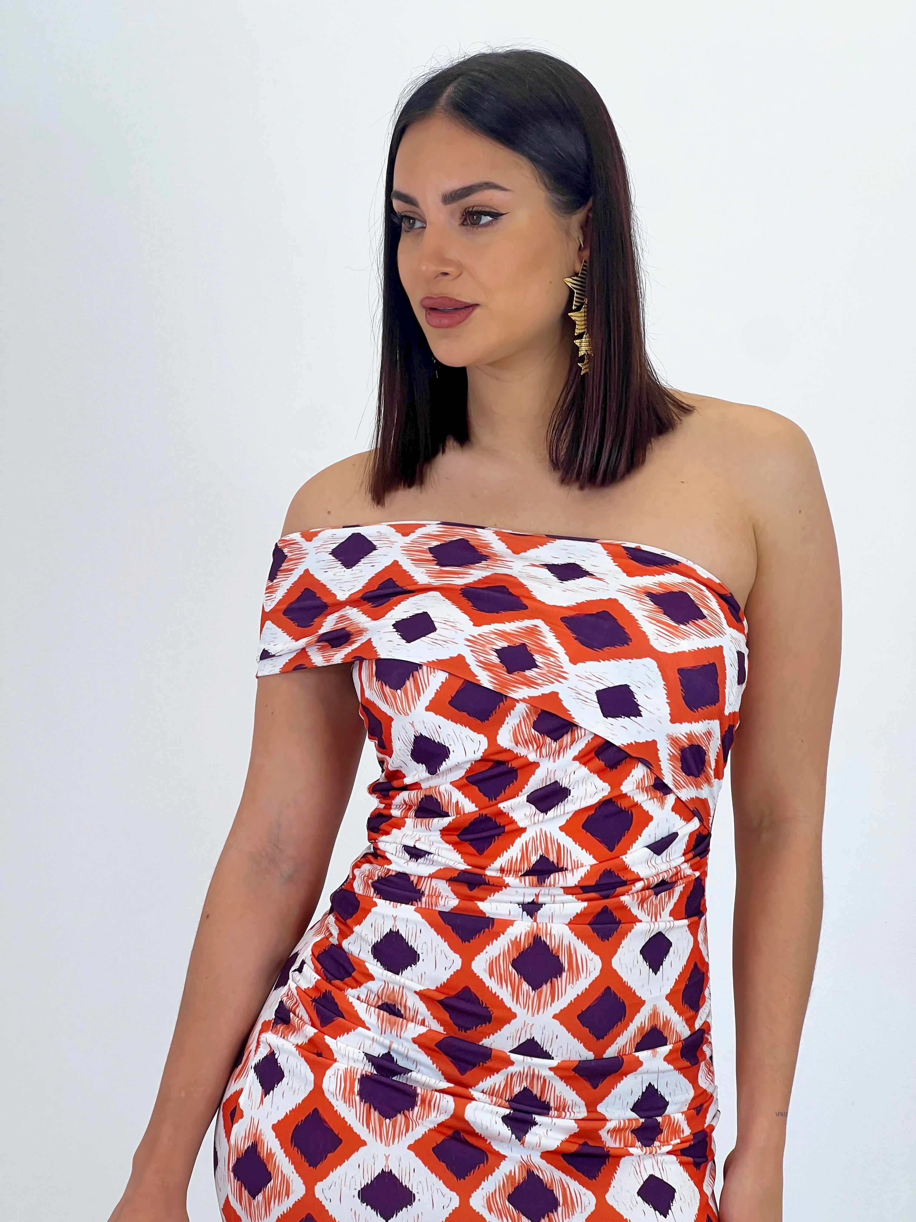 Vestido estampado Aurora