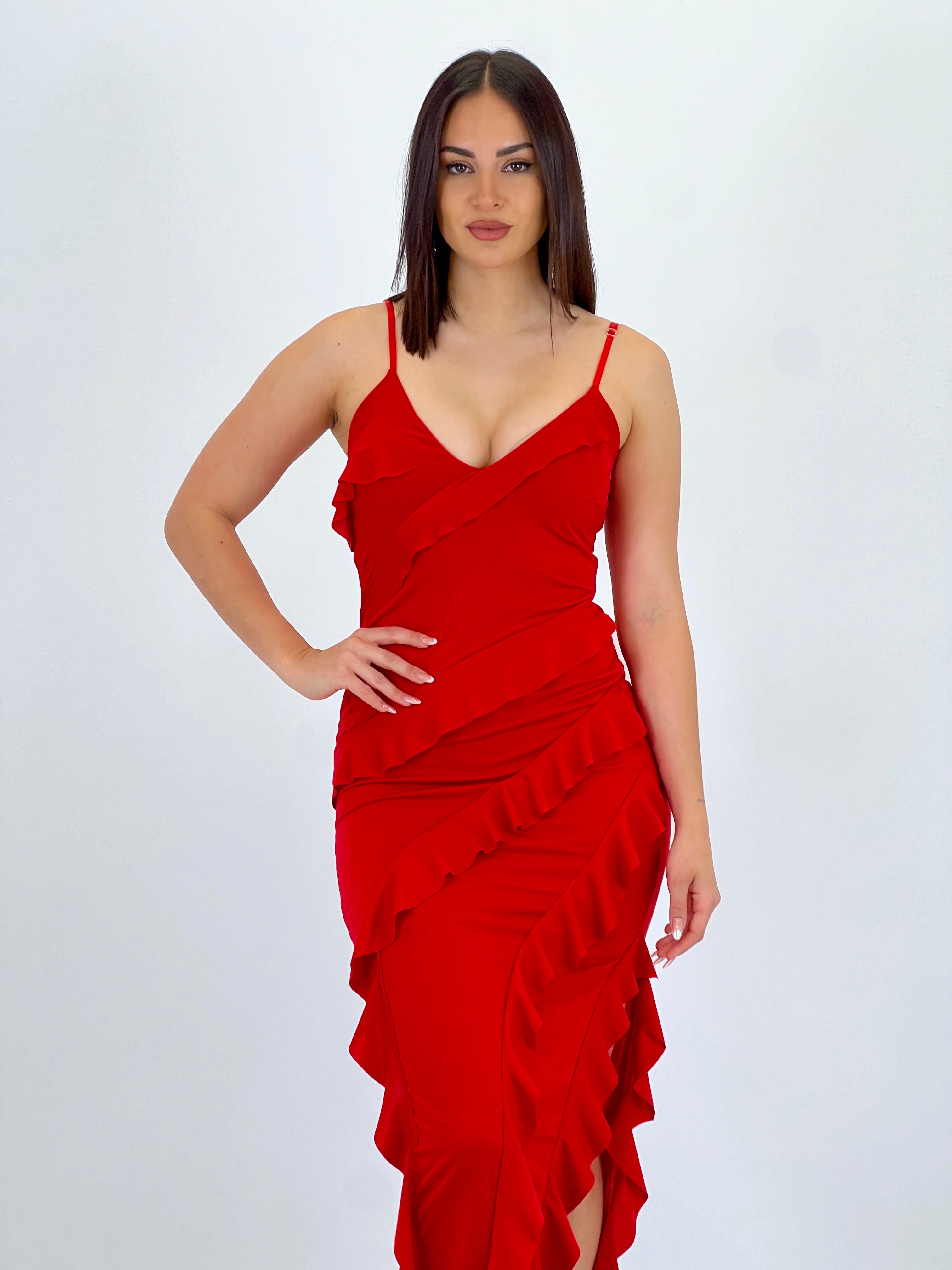 Vestido volantes Azucena