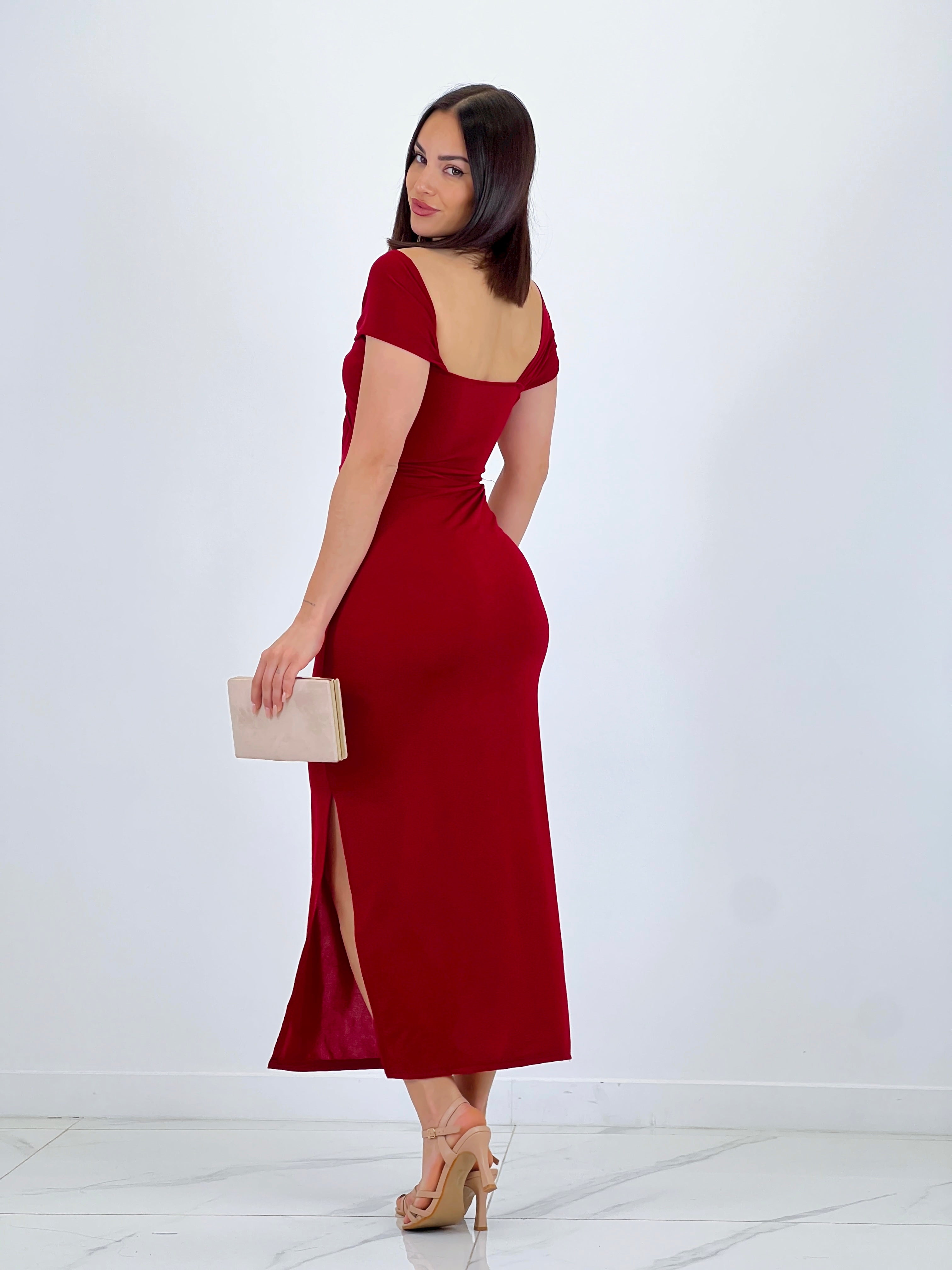 Vestido midi cruzado Belinda