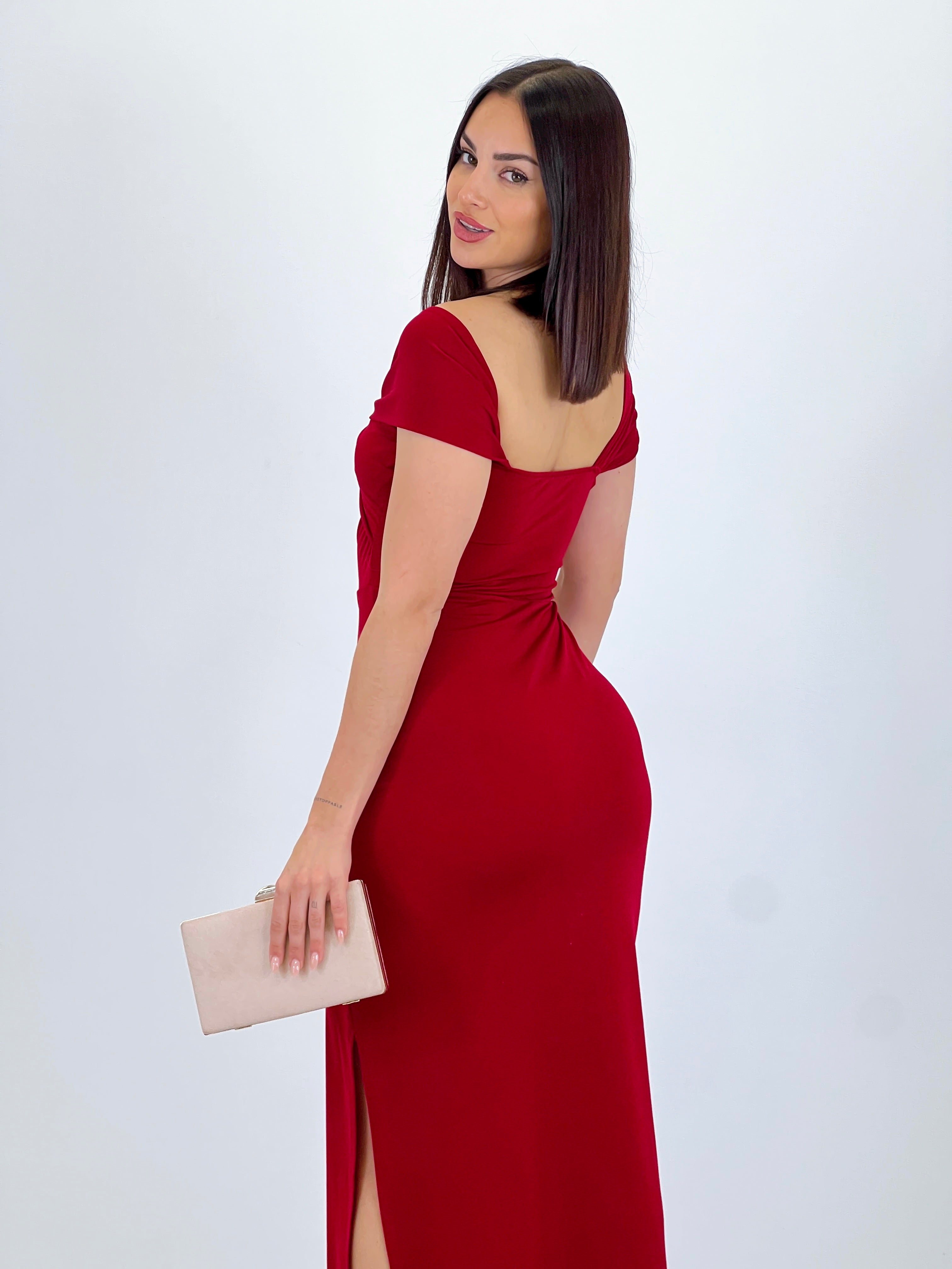 Vestido midi cruzado Belinda