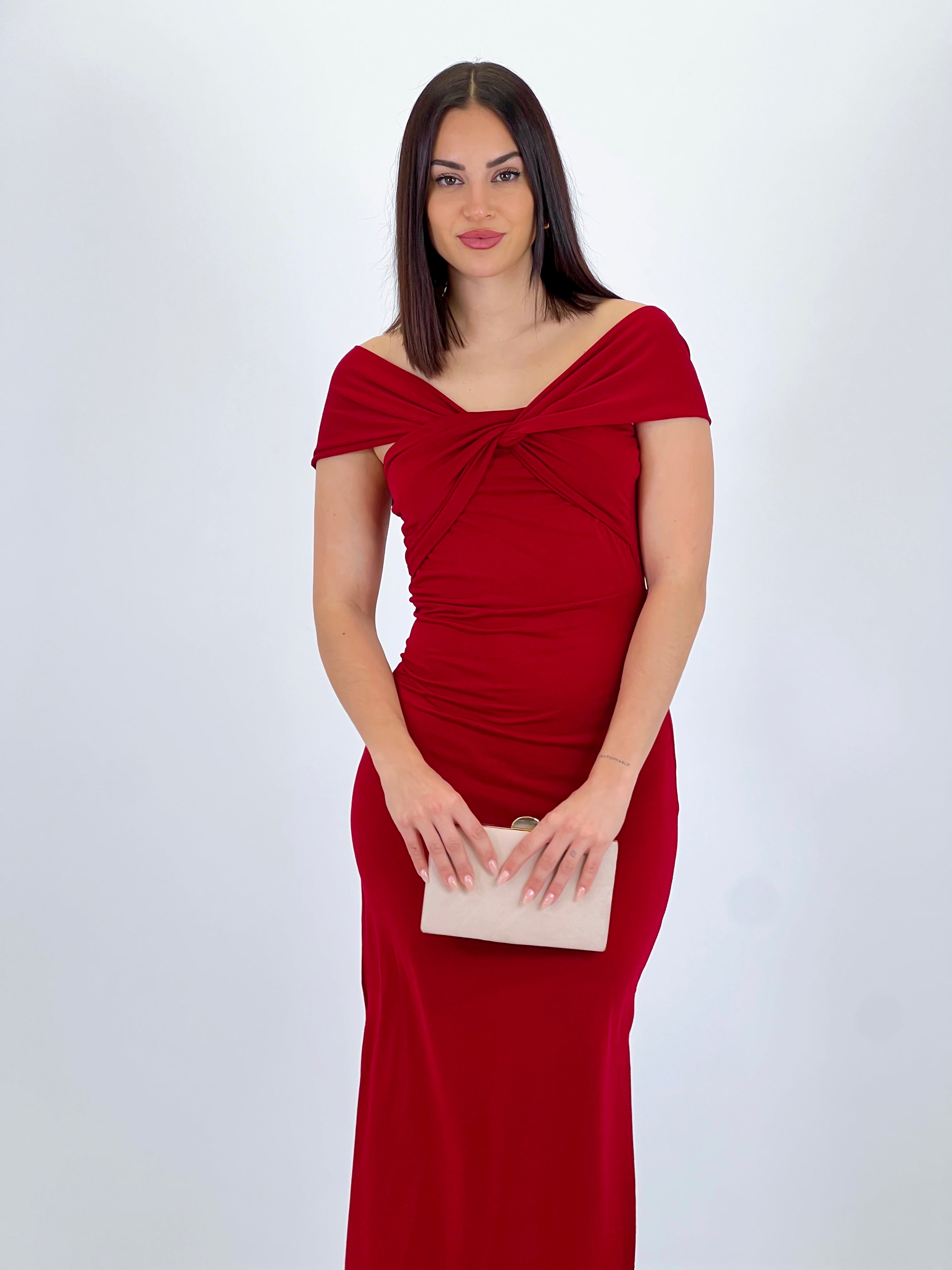 Vestido midi cruzado Belinda