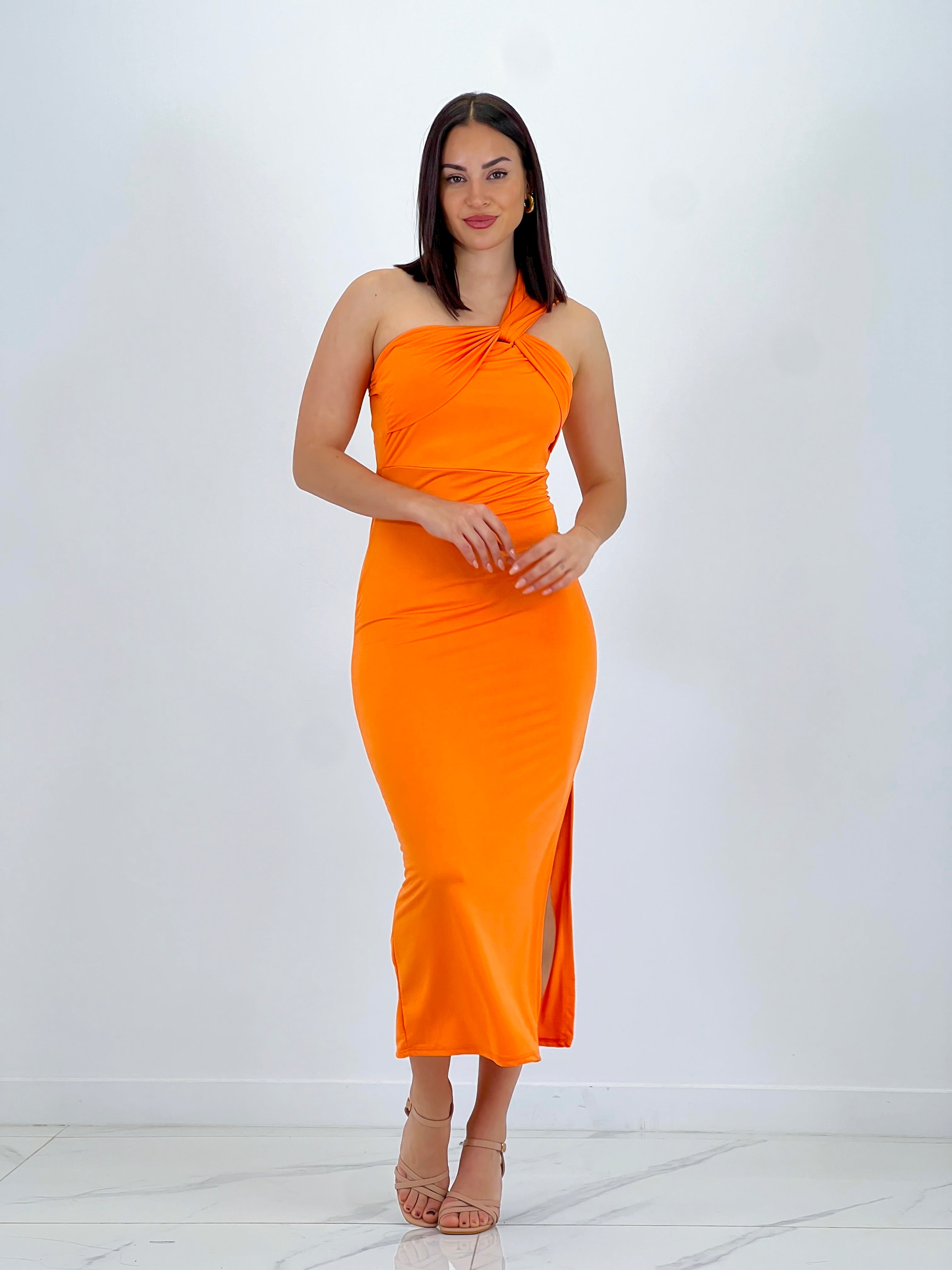 Vestido midi cruzado Belinda