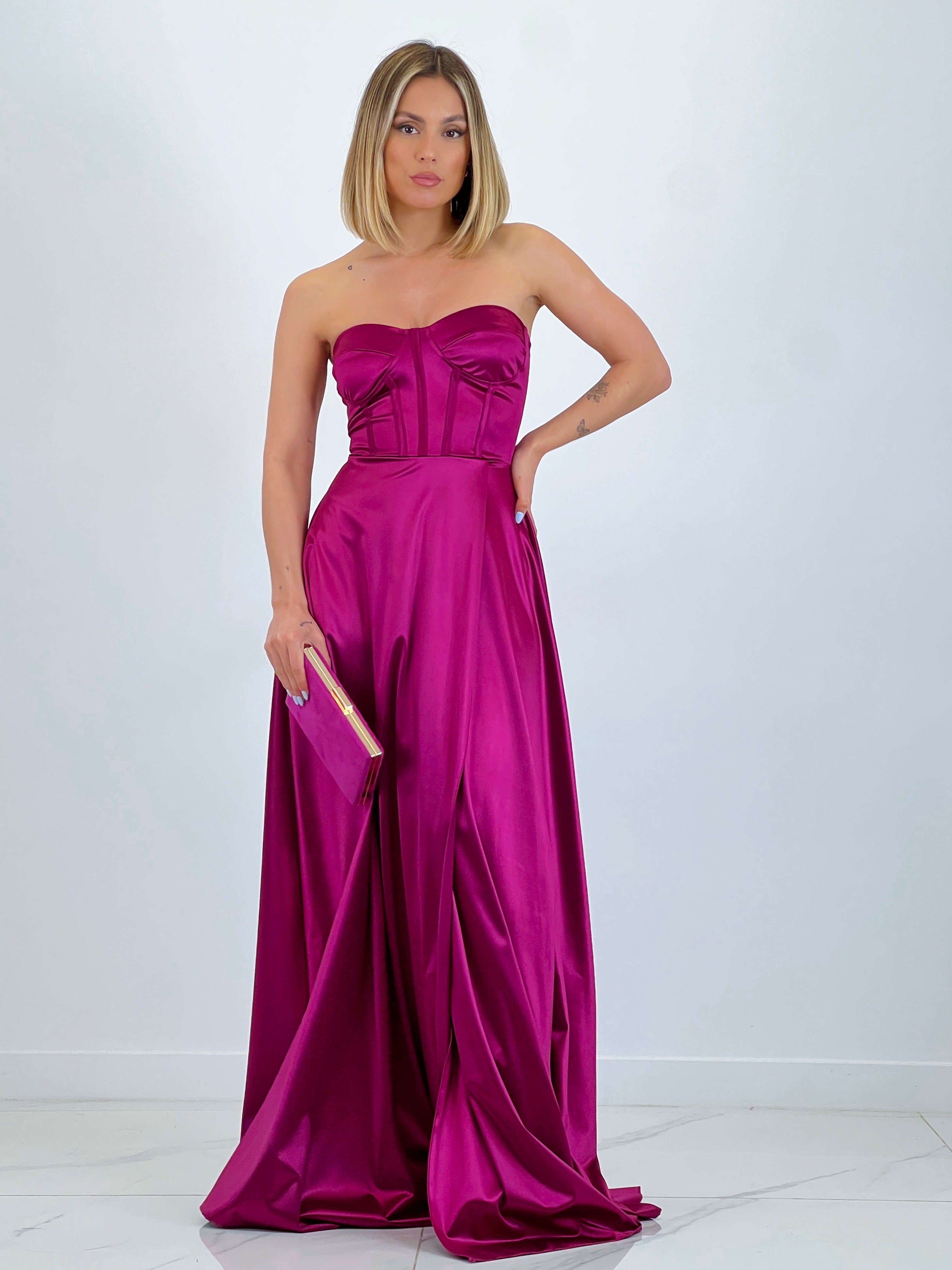 Vestido satinado Nelia - Zebra&Maduixa®