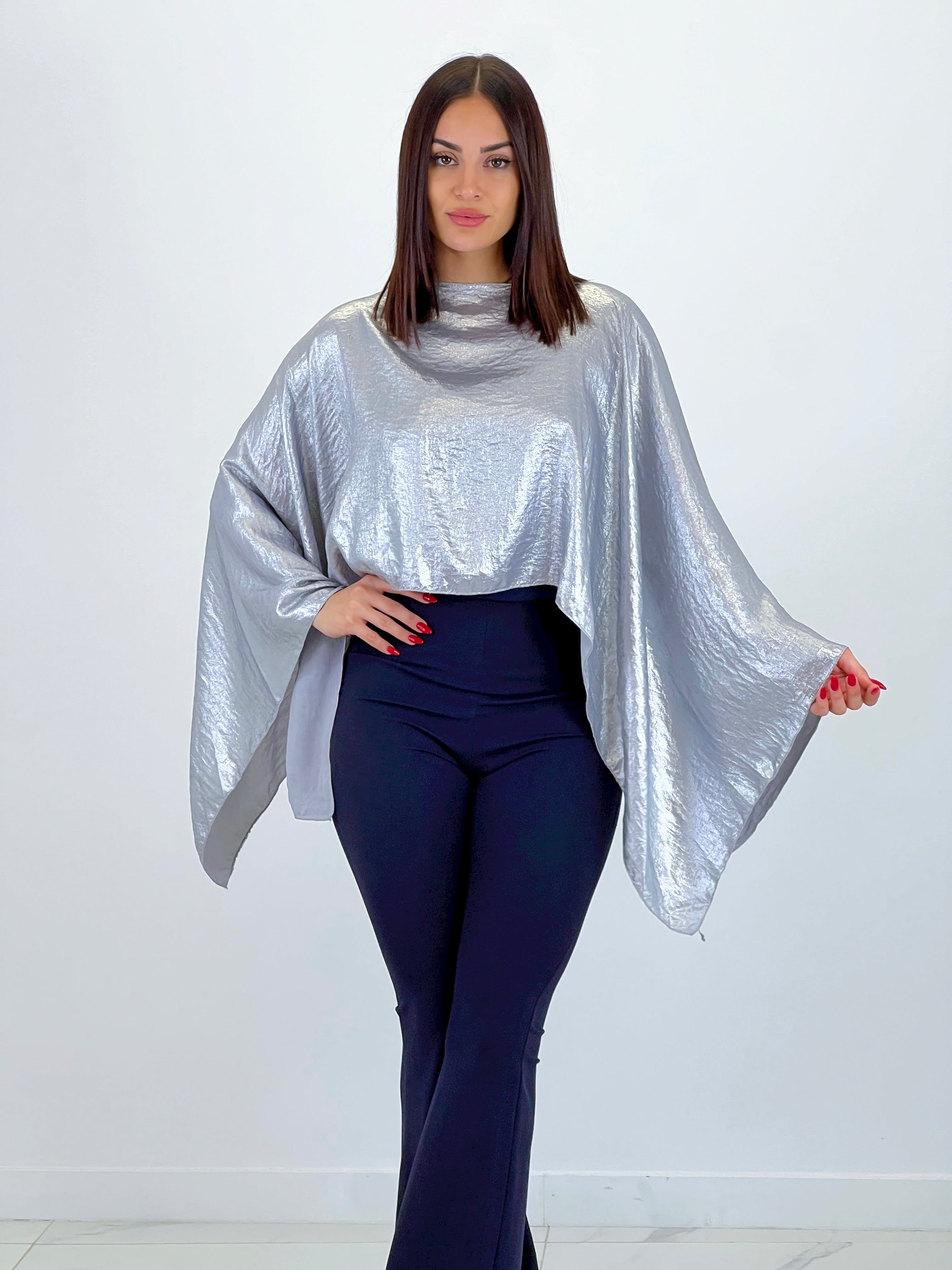 Capa fular metalizado