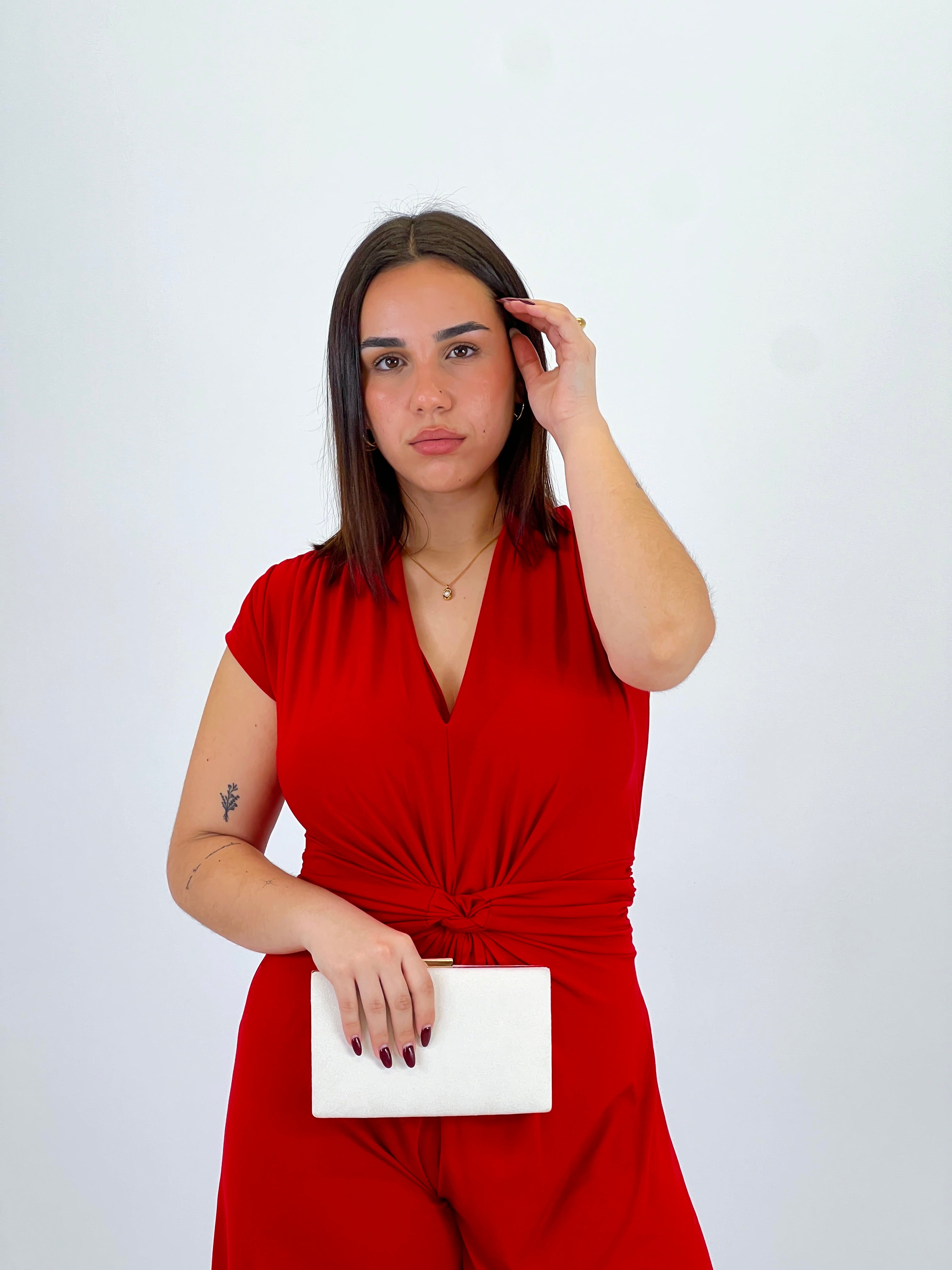 Mono fruncido manga corta