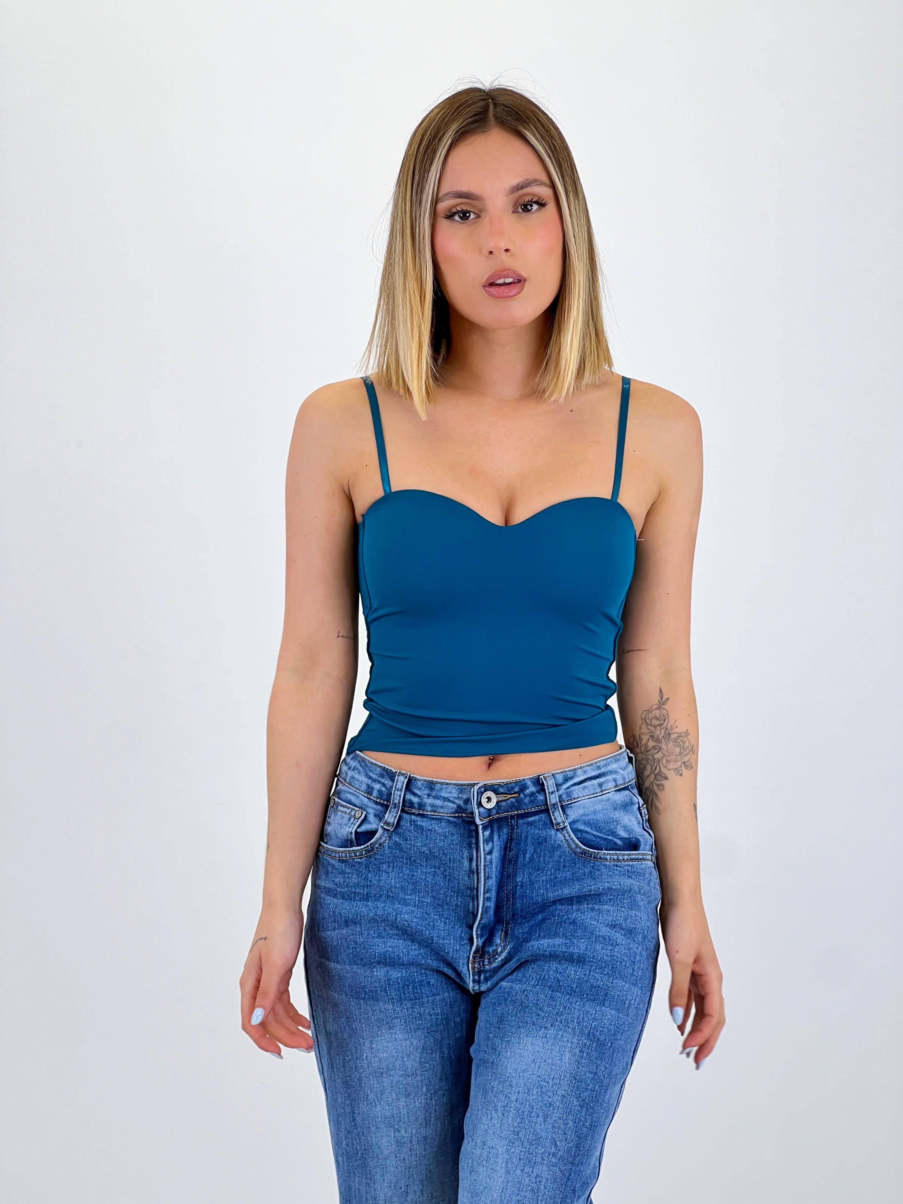 Top bra tirantes licra