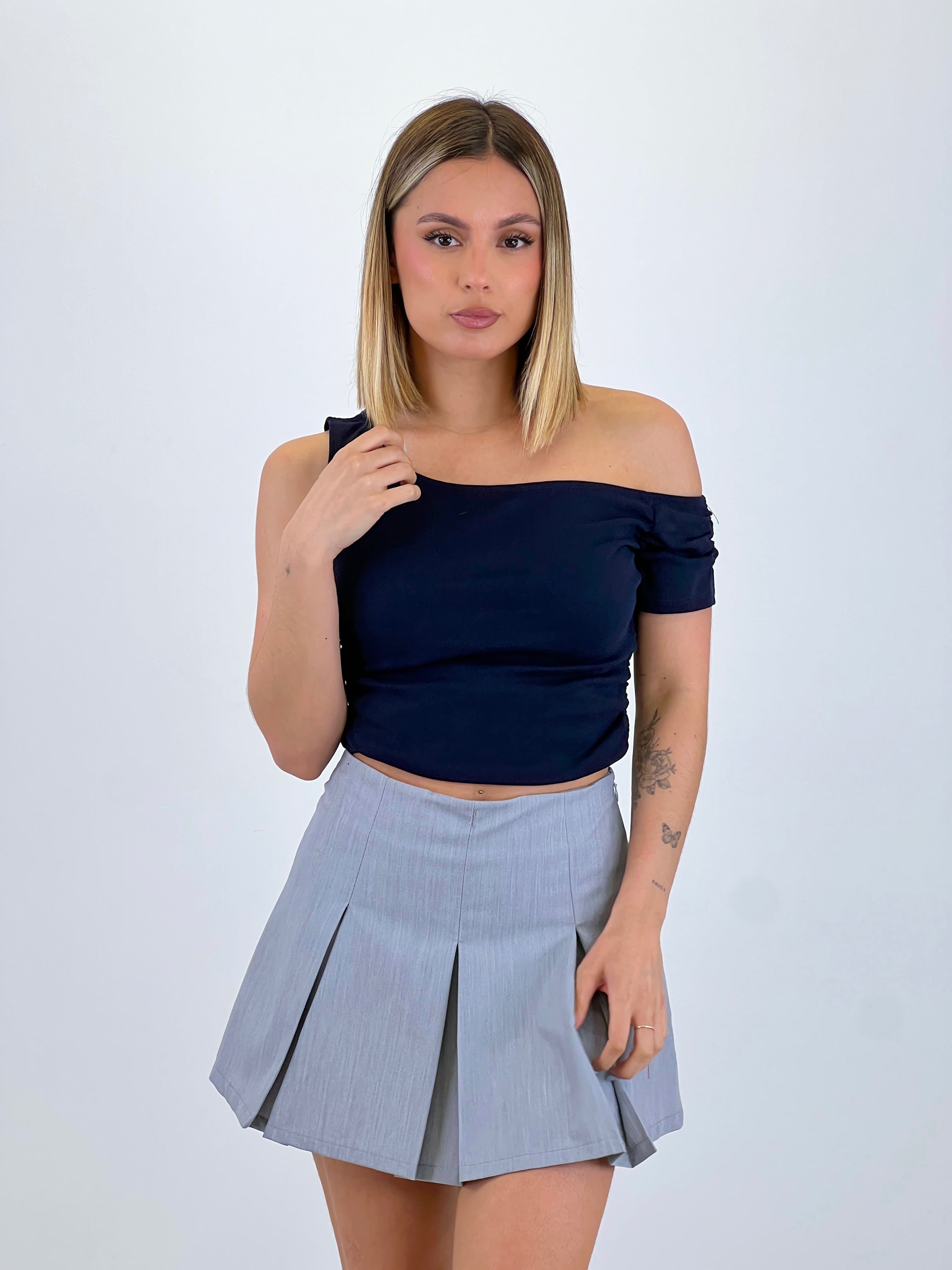 Falda pantalón tablas