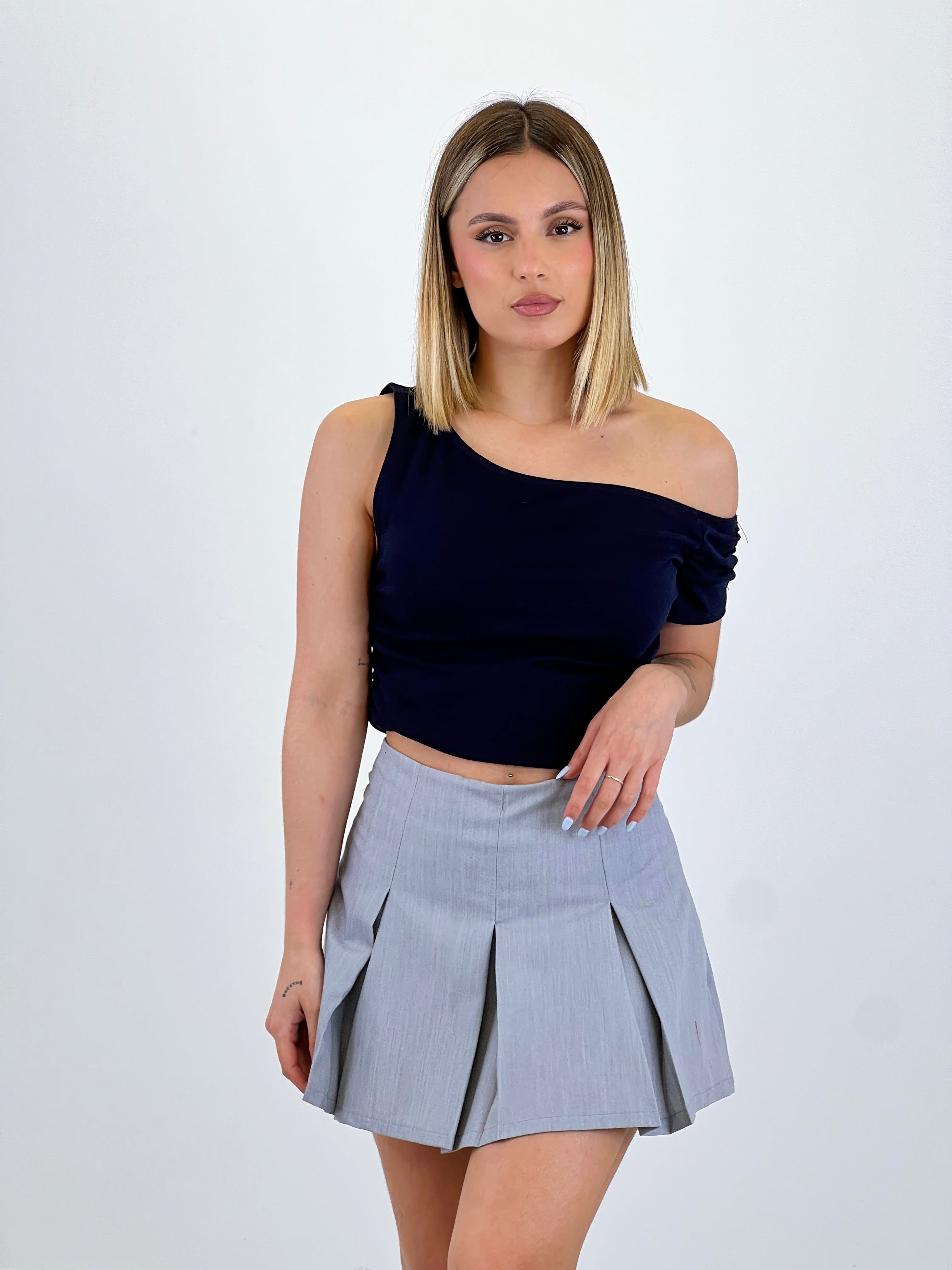 Falda pantalón tablas