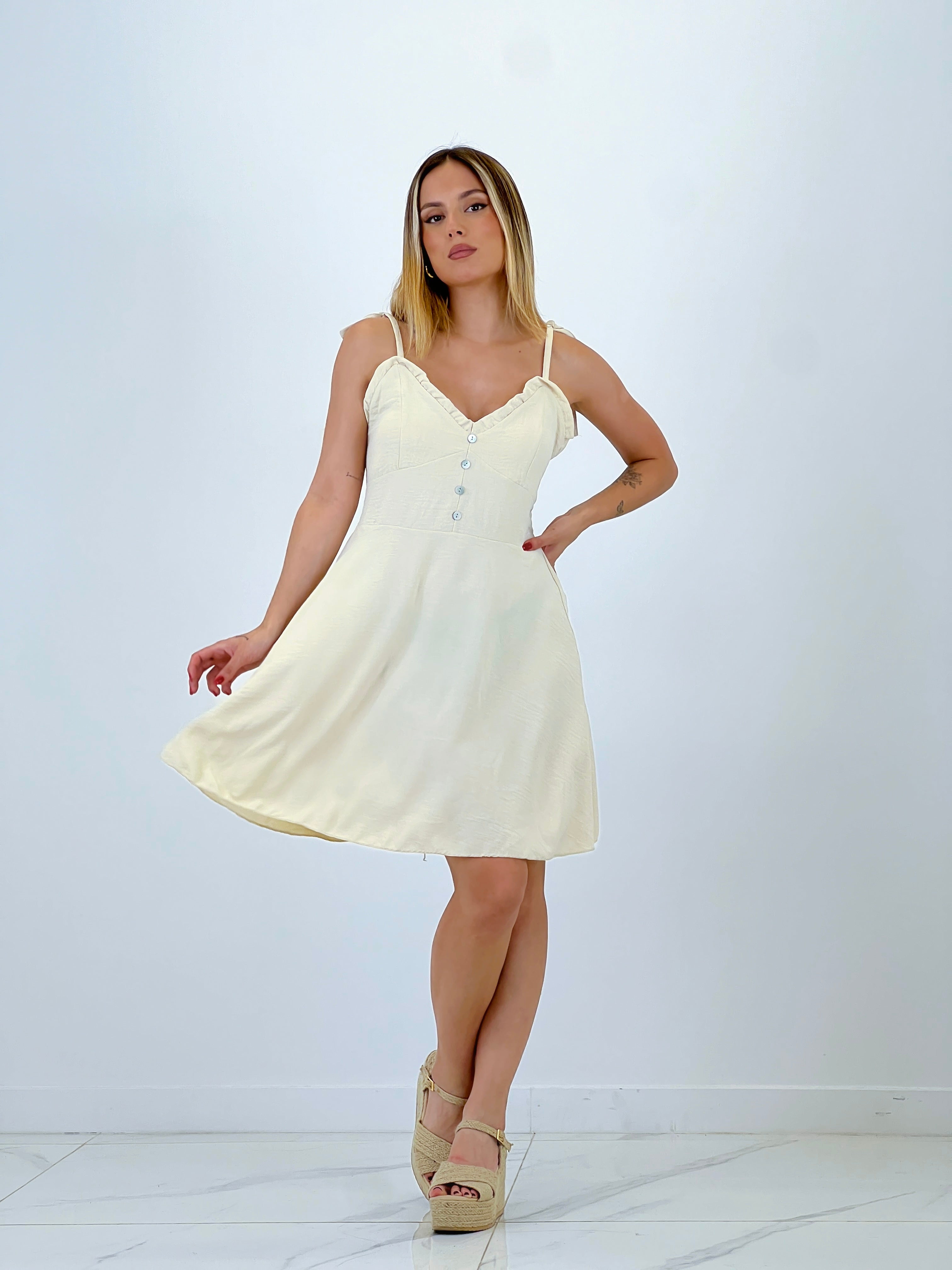 Vestido corto tirantes regulables