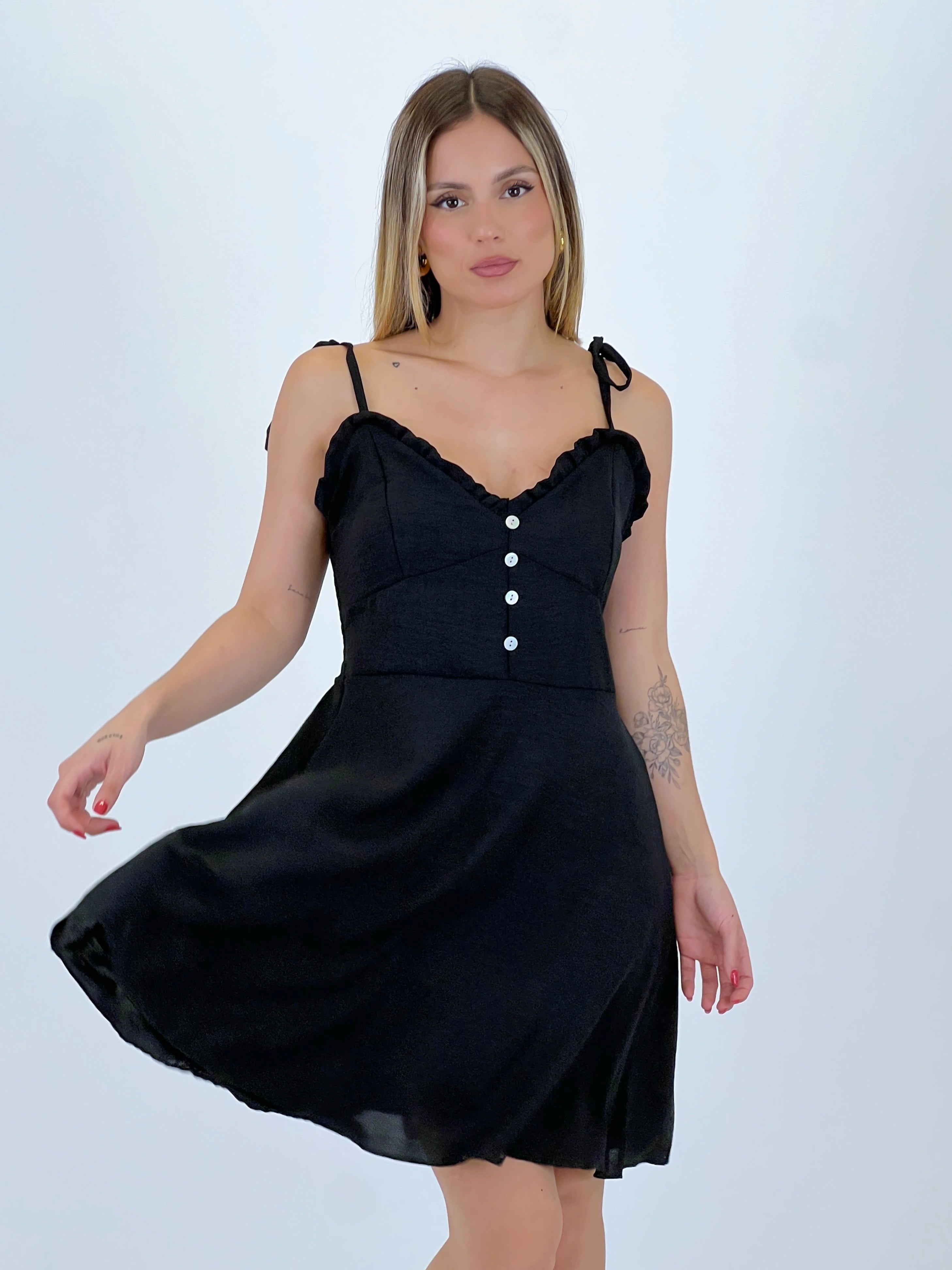 Vestido corto tirantes regulables