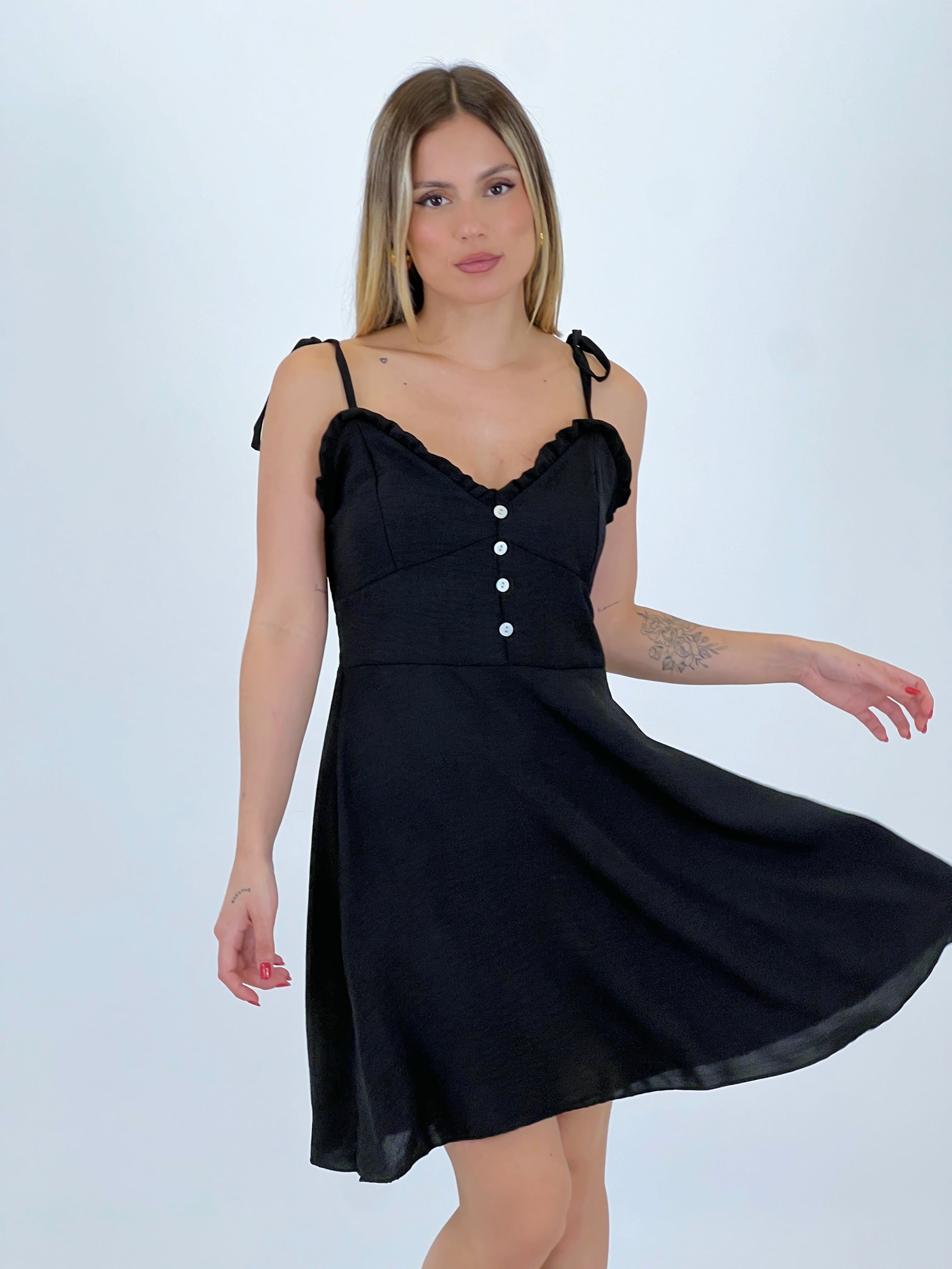 Vestido corto tirantes regulables
