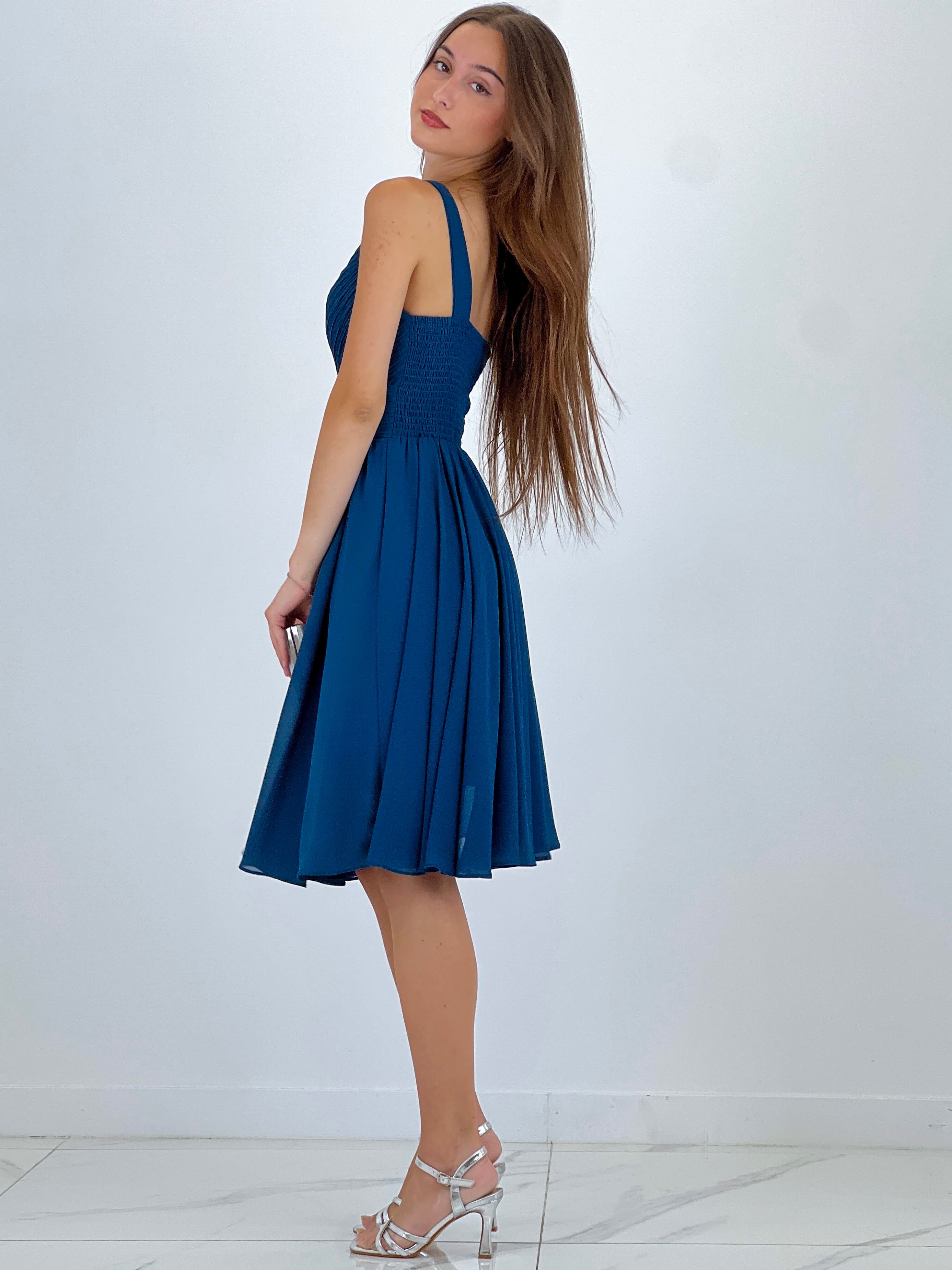 Vestido drapeado romano Corto - Zebra&Maduixa®