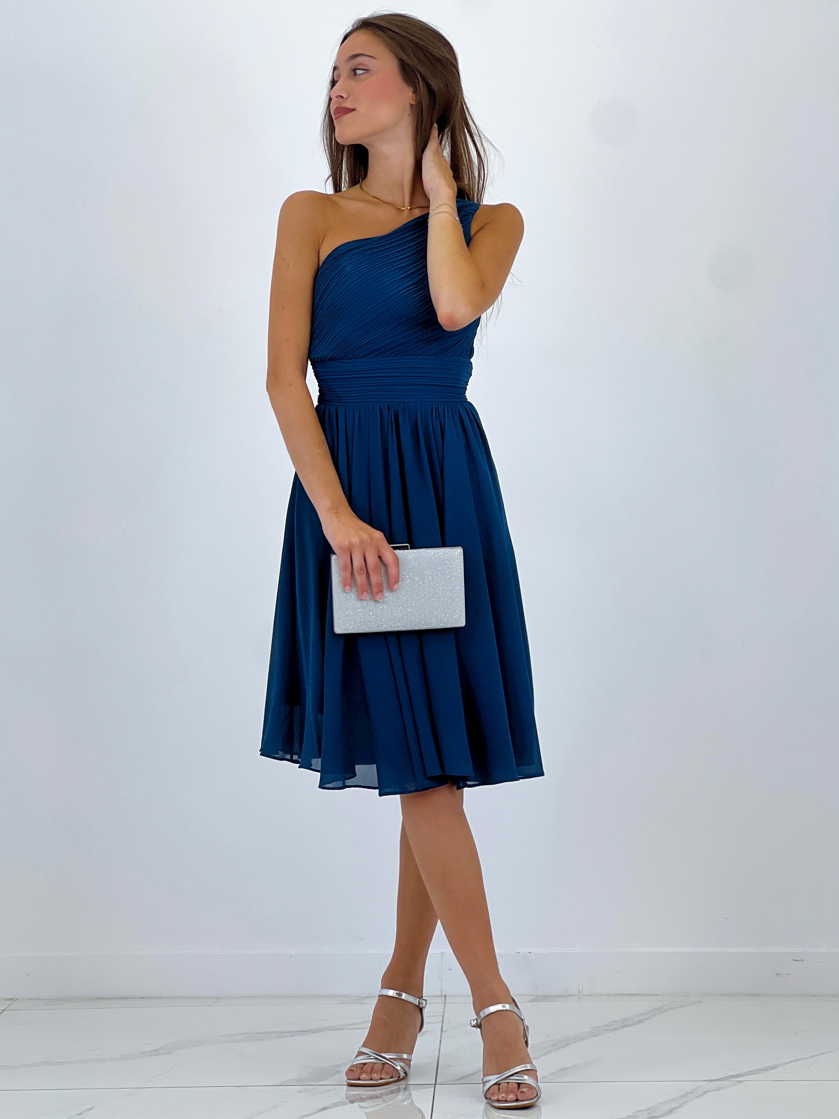 Vestido drapeado romano Corto - Zebra&Maduixa®