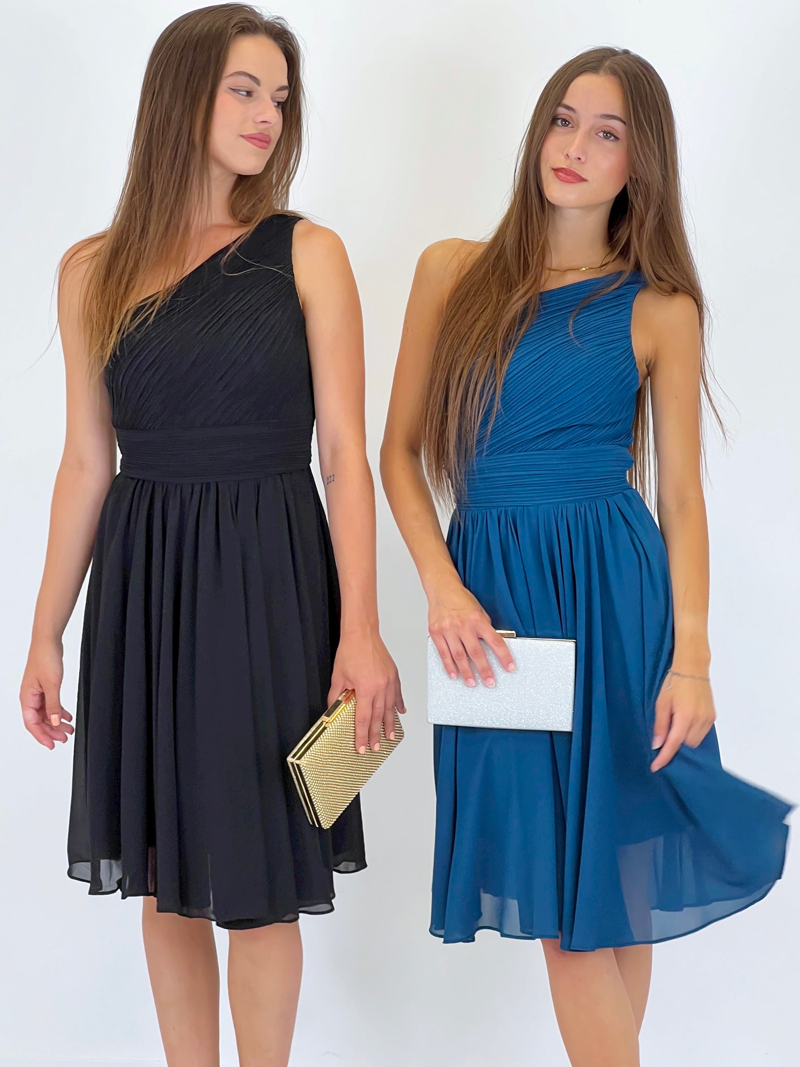 Vestido drapeado romano Corto - Zebra&Maduixa®