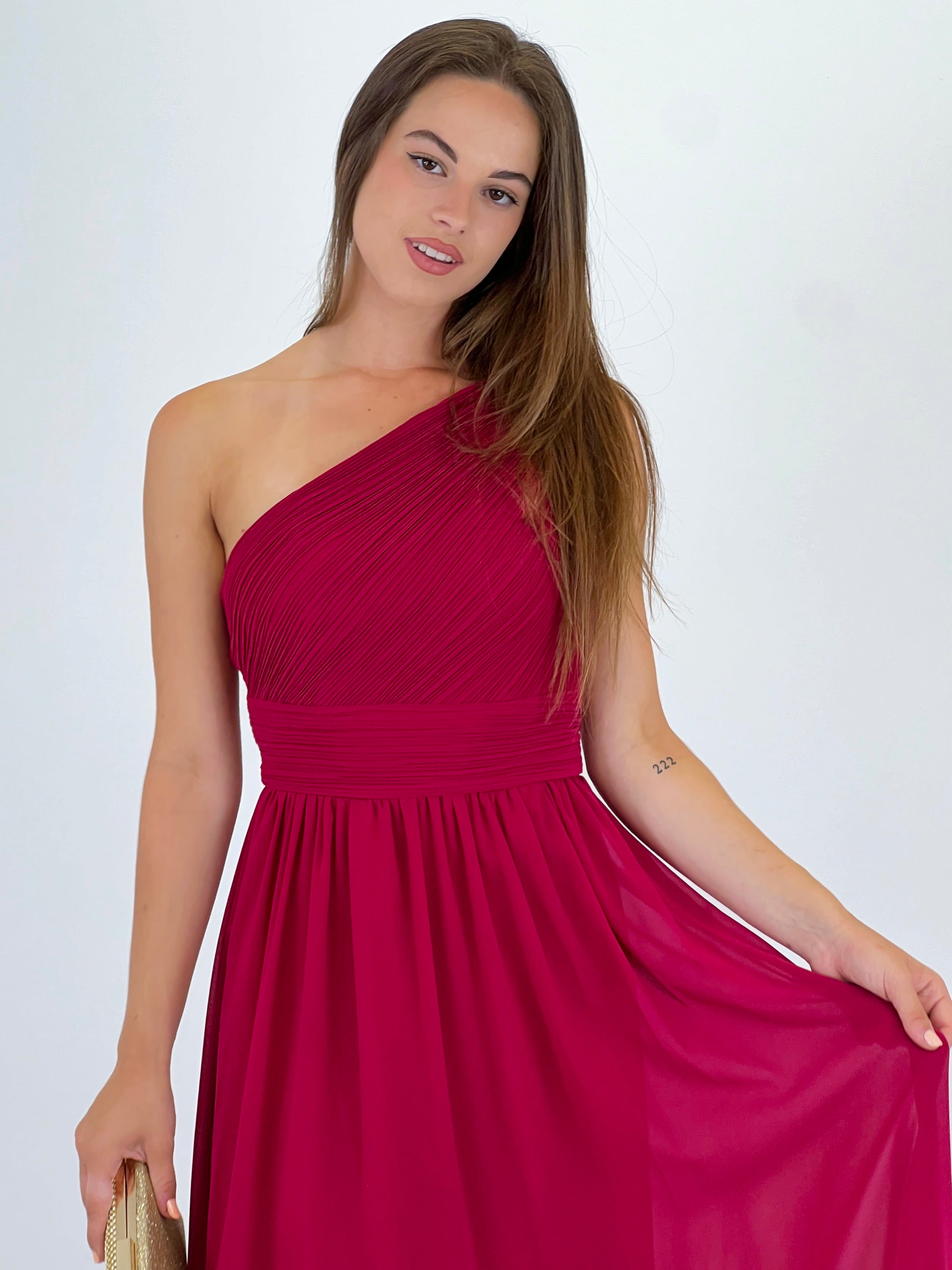 Vestido drapeado romano Flaminia - Zebra&Maduixa®