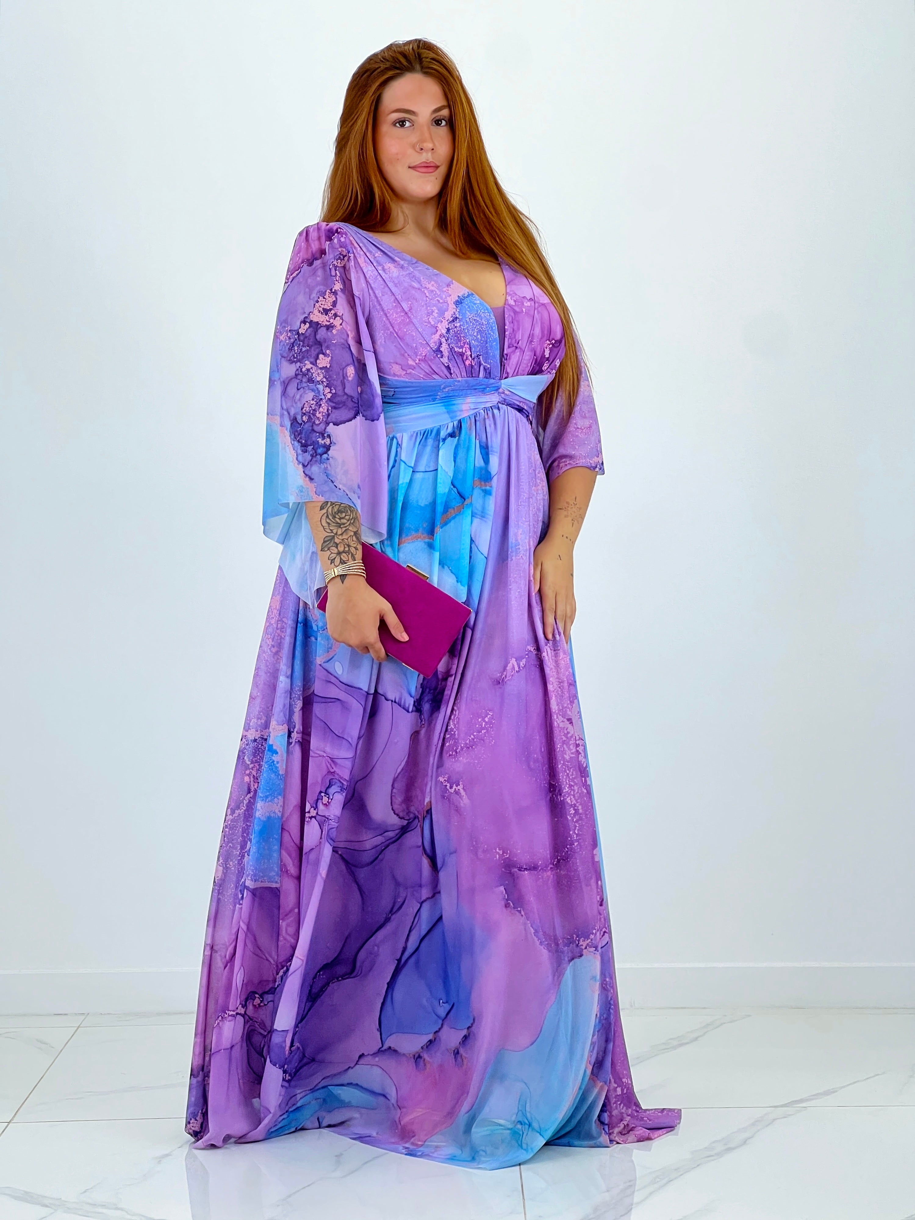 Vestido acuarela Tiffany