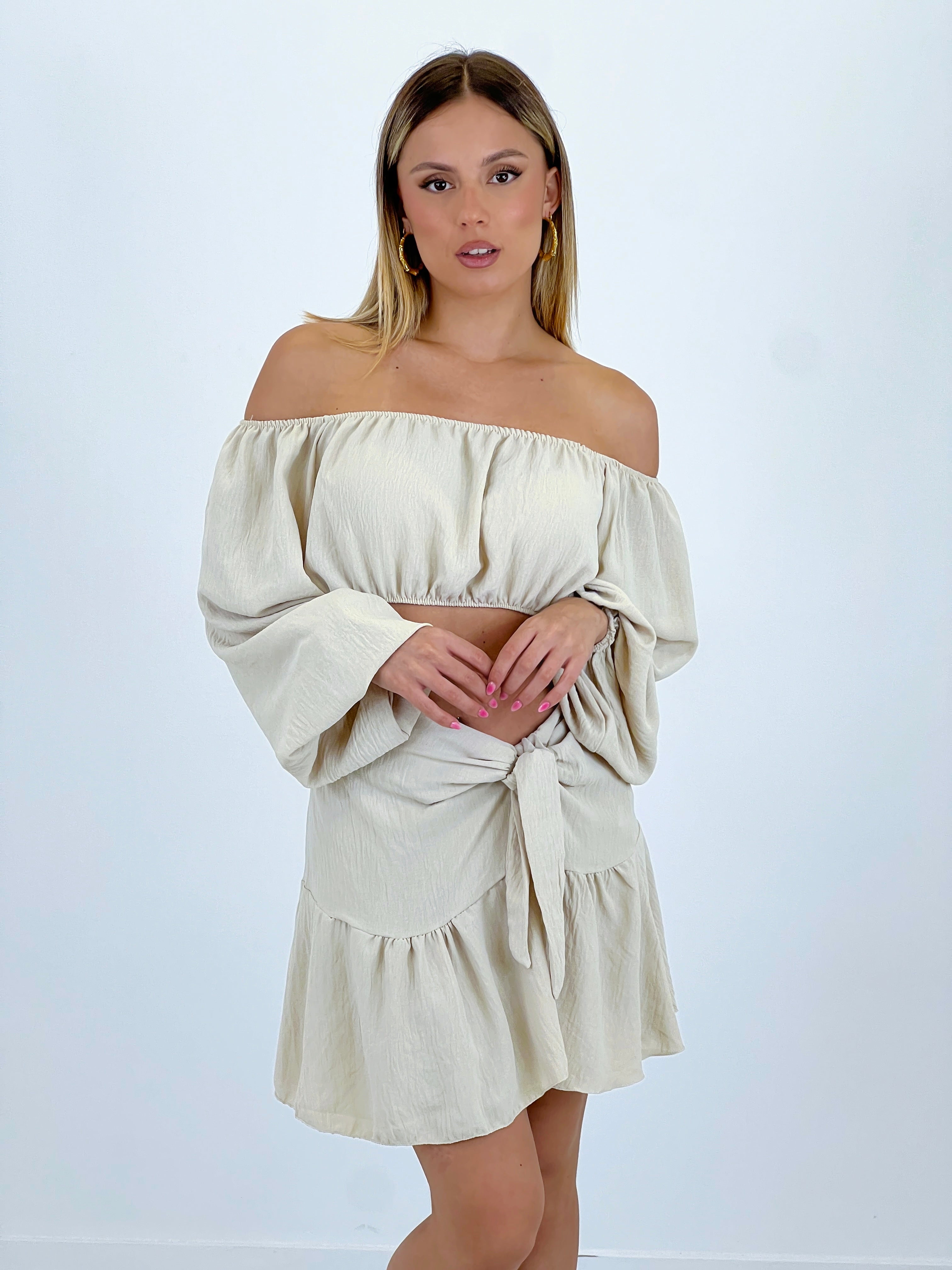 Conjunto falda pareo