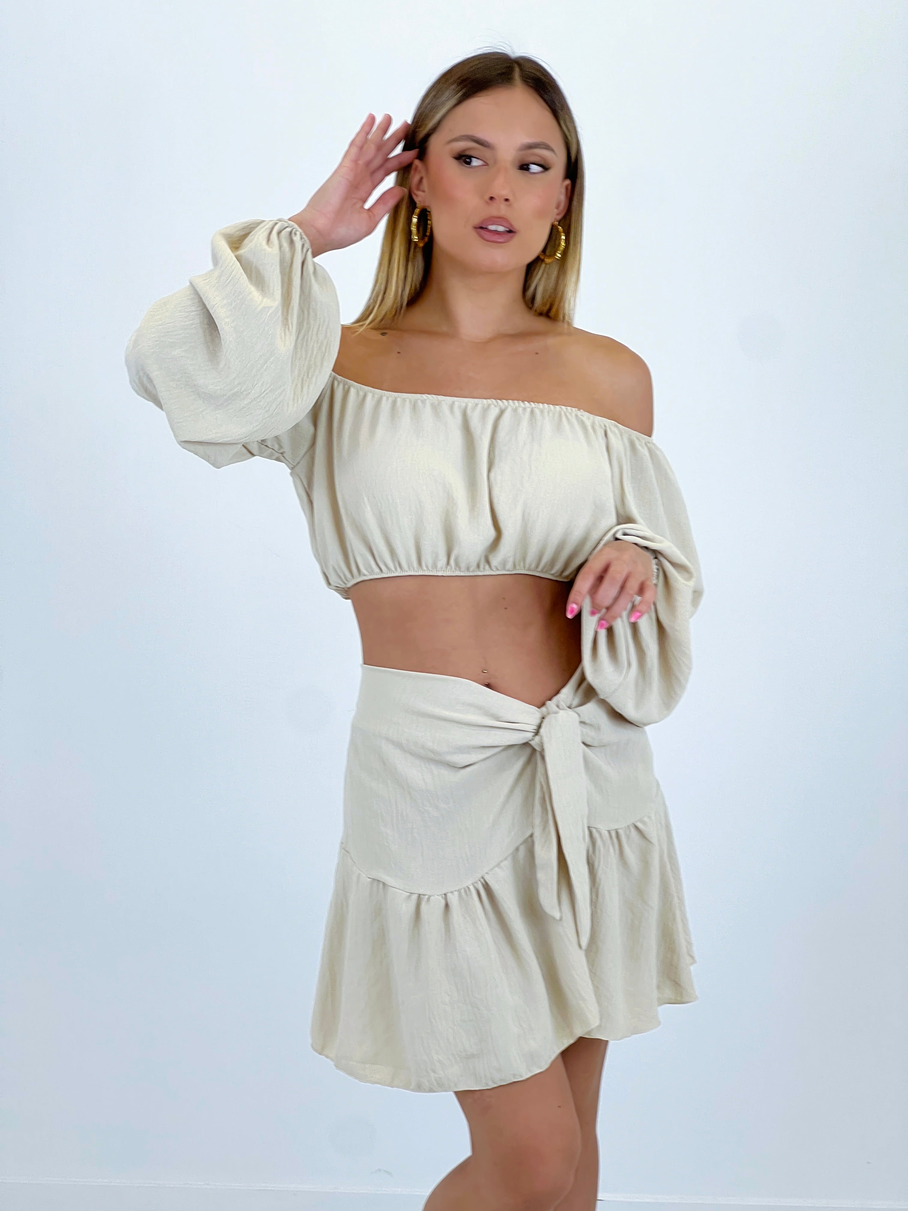 Conjunto falda pareo