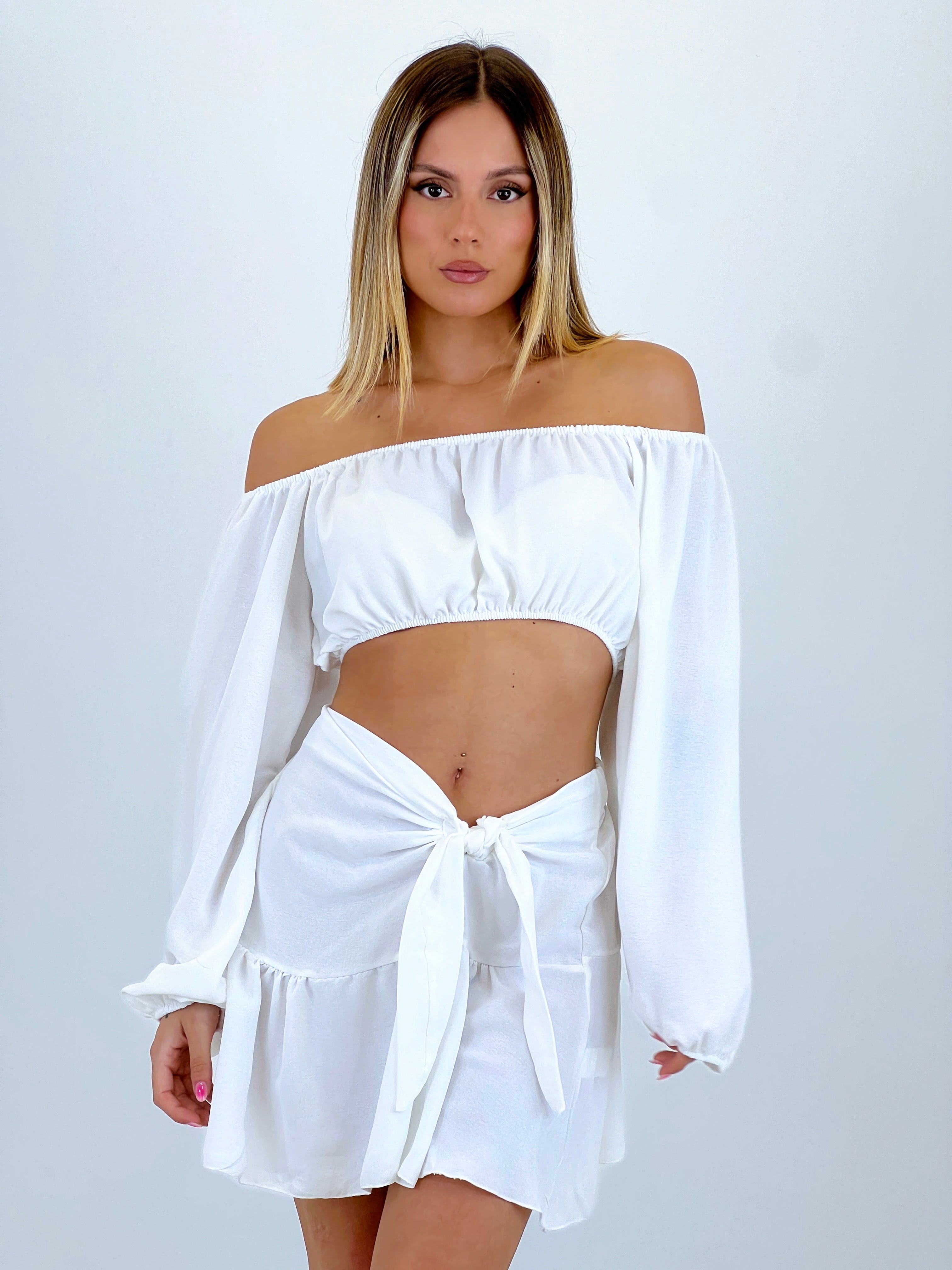 Conjunto falda pareo