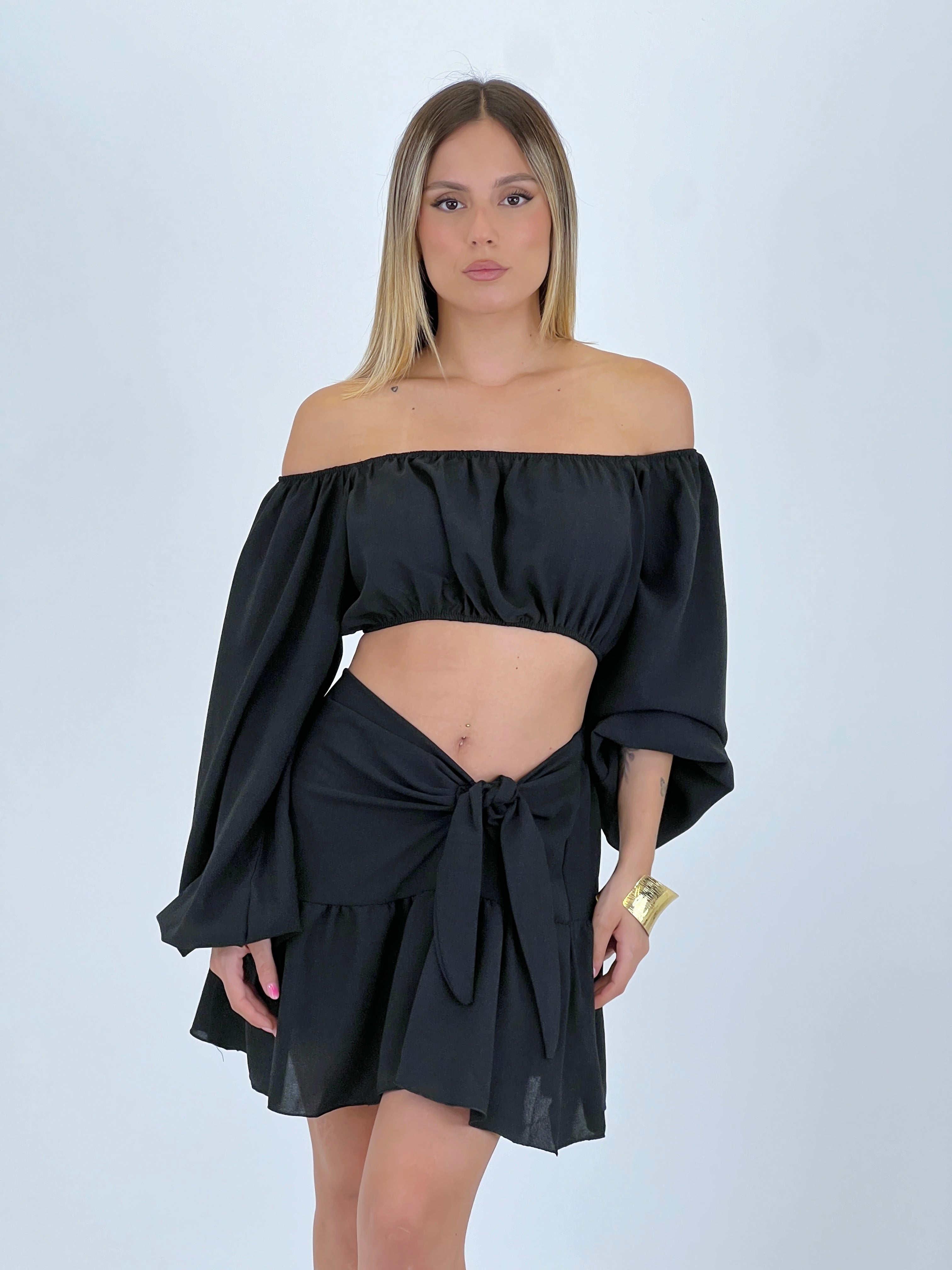 Conjunto falda pareo