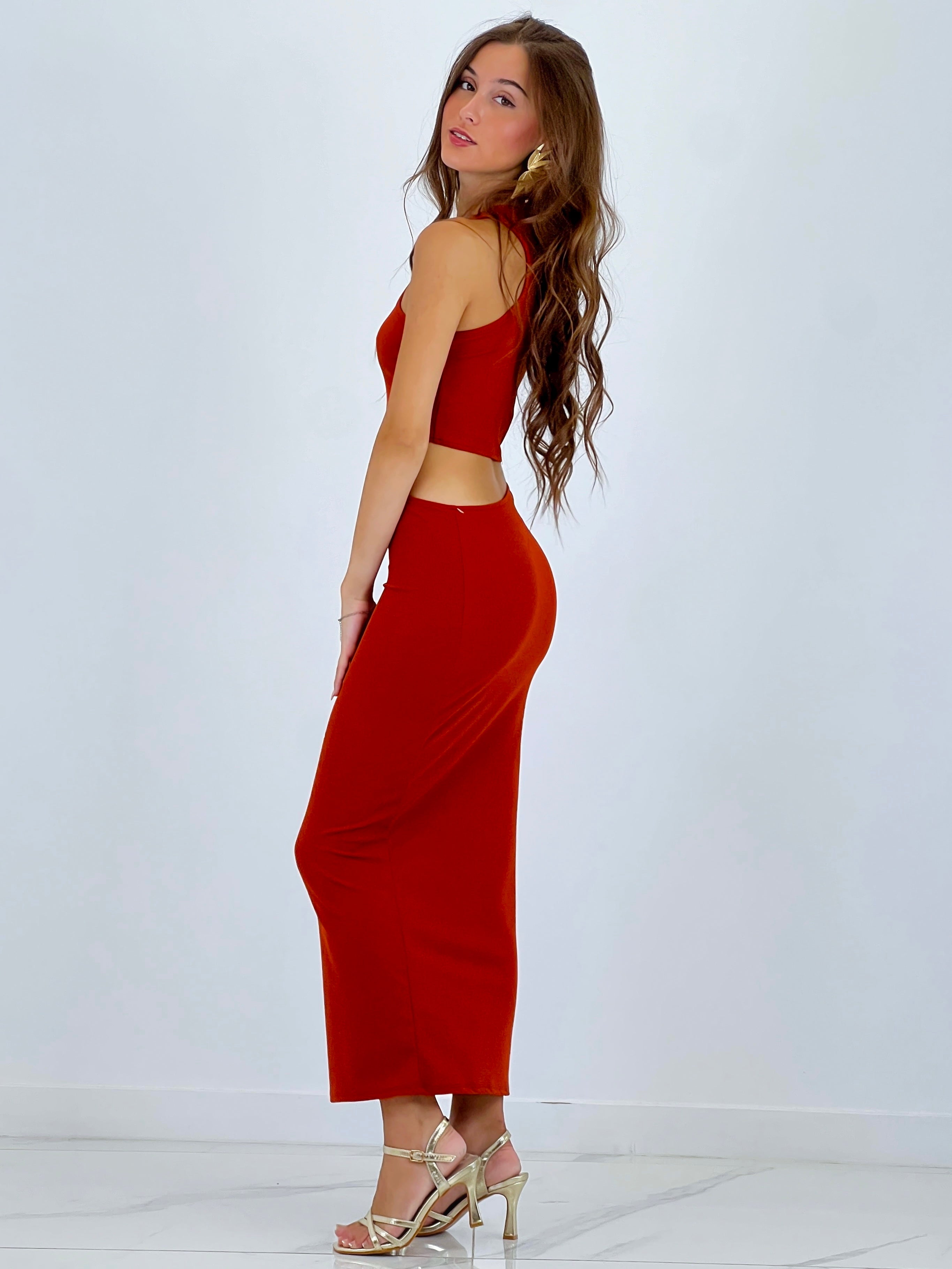 Vestido cut out Solene