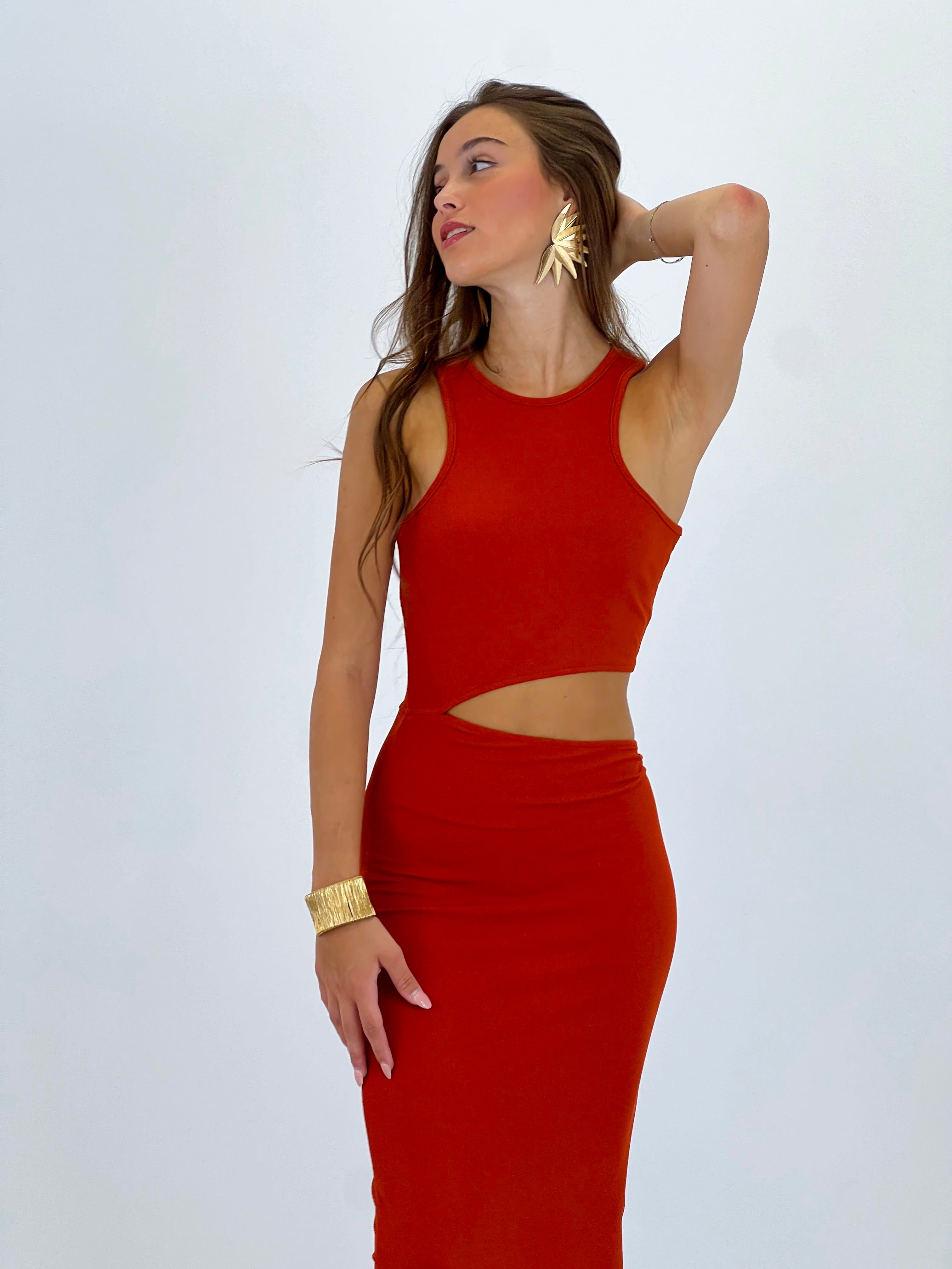 Vestido cut out Solene
