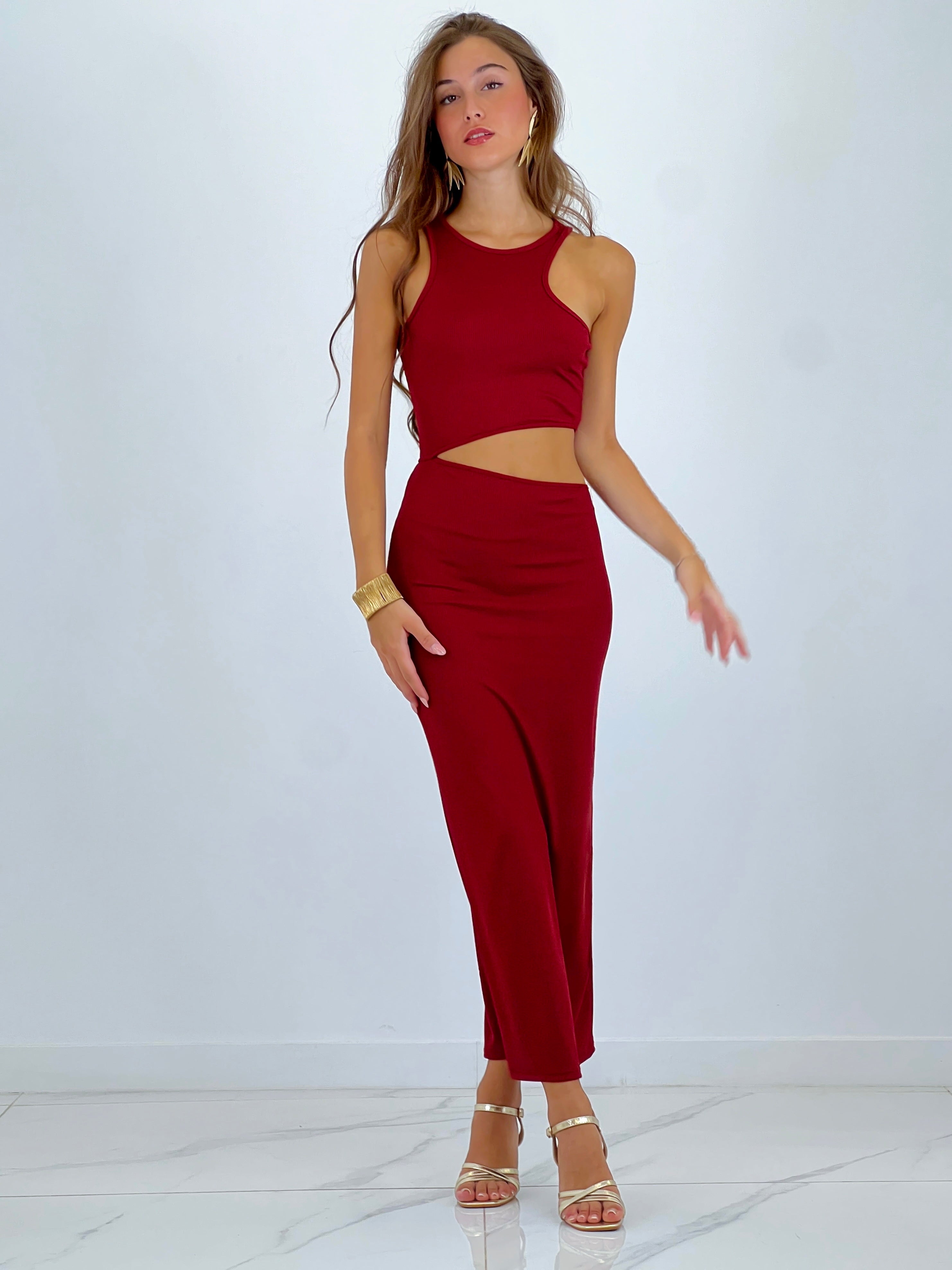 Vestido cut out Solene