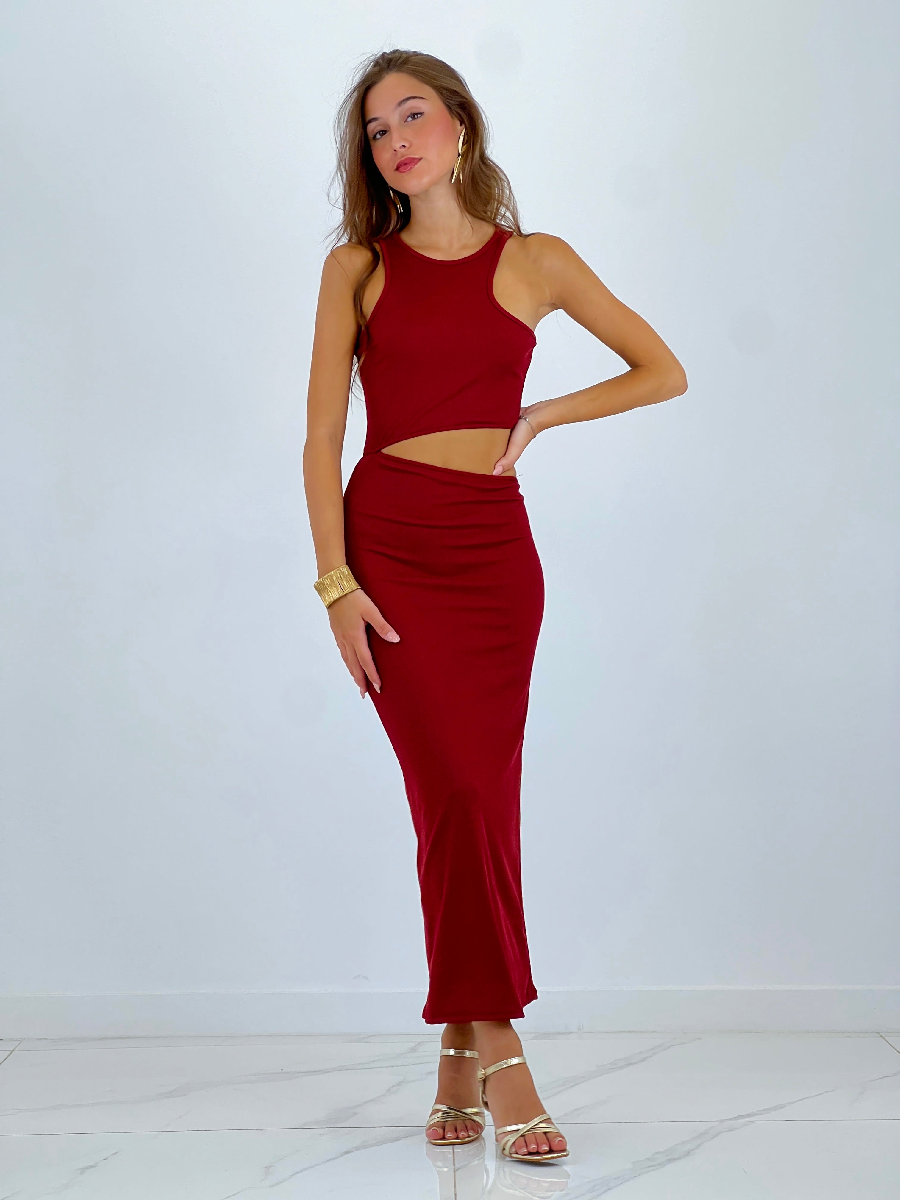Vestido cut out Solene