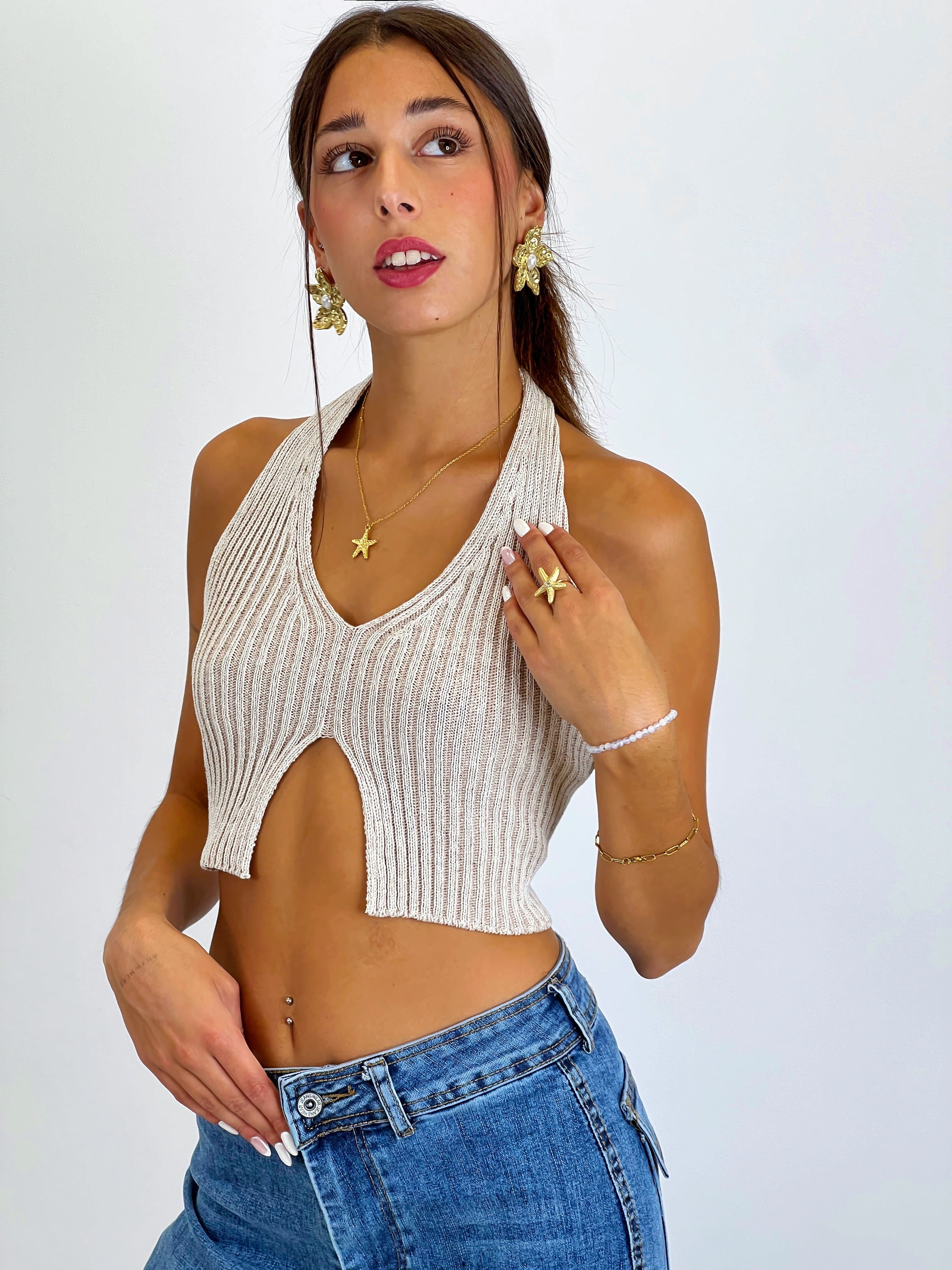 Top halter punto