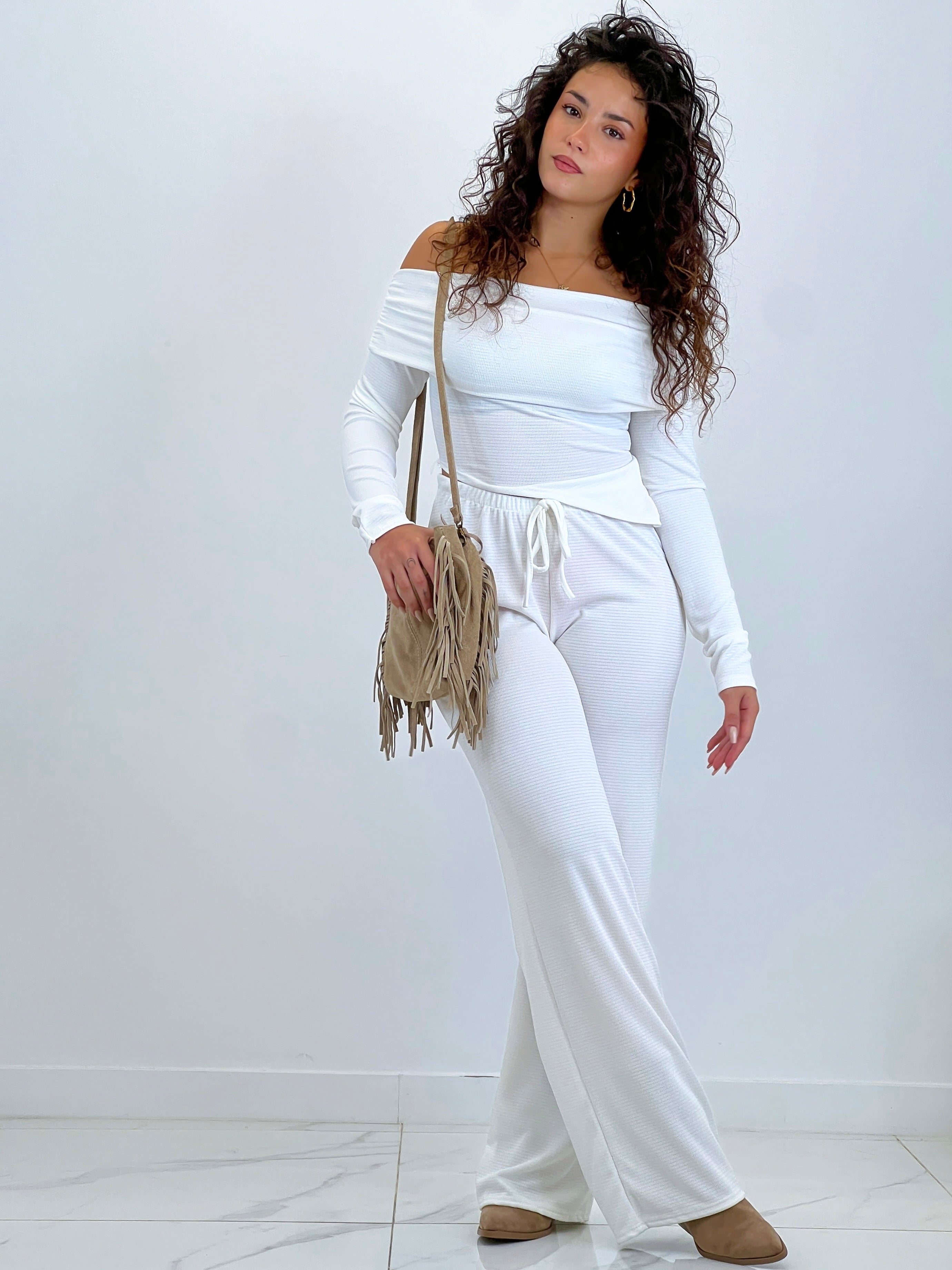 Bolso de piel boho con flecos - Zebra&Maduixa®