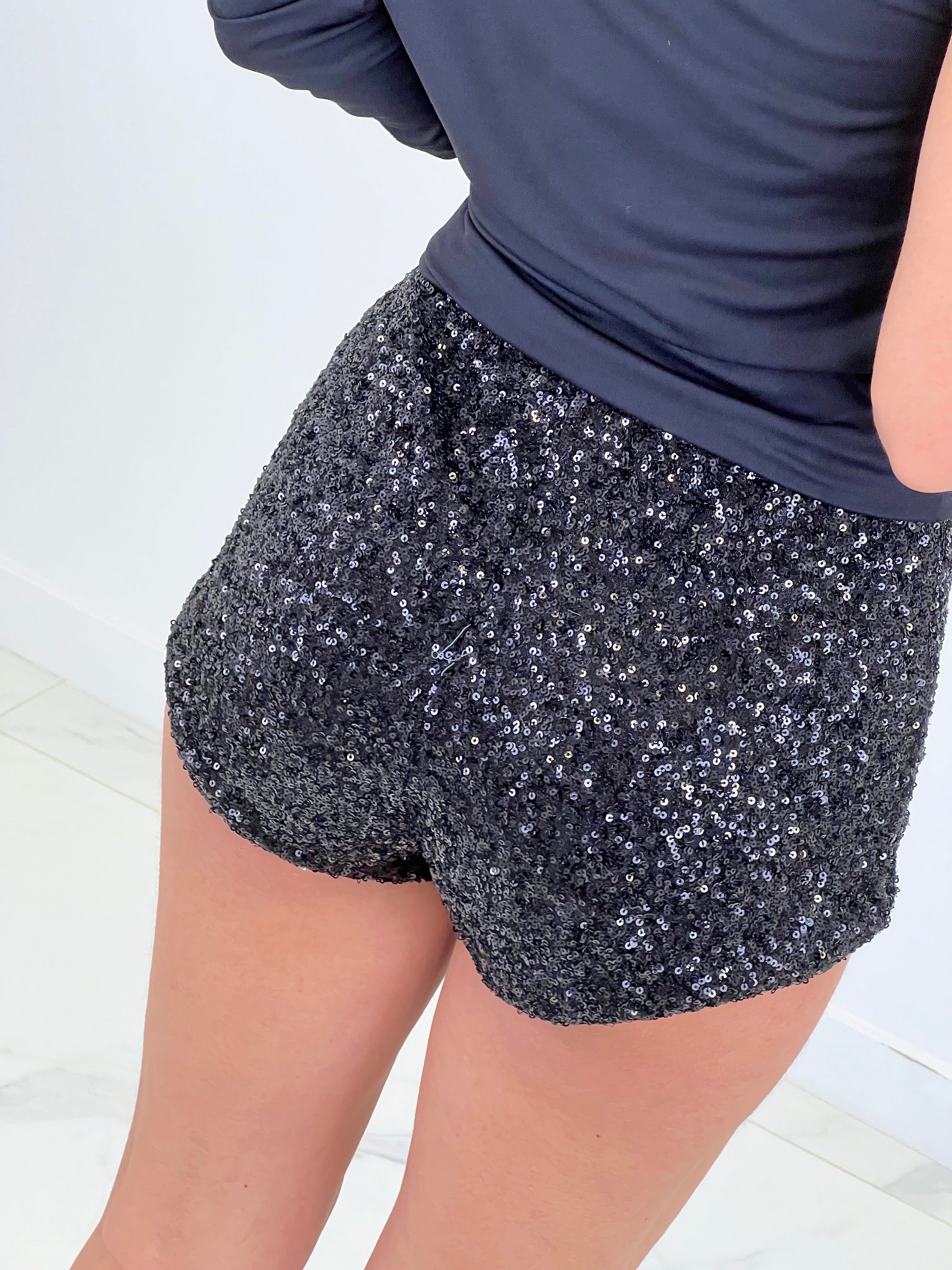 Short lentejuelas