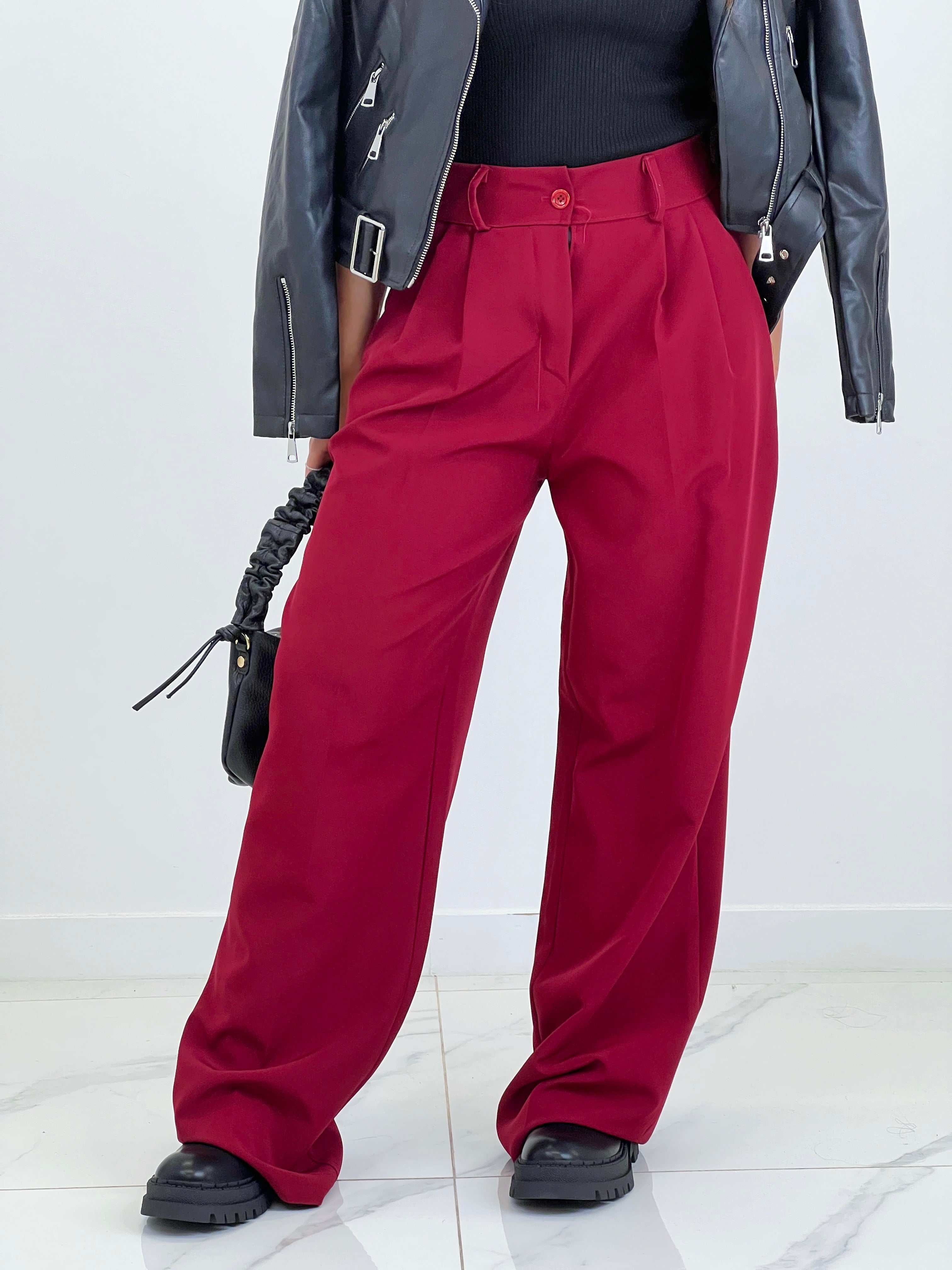 Pantaló pinces wide leg