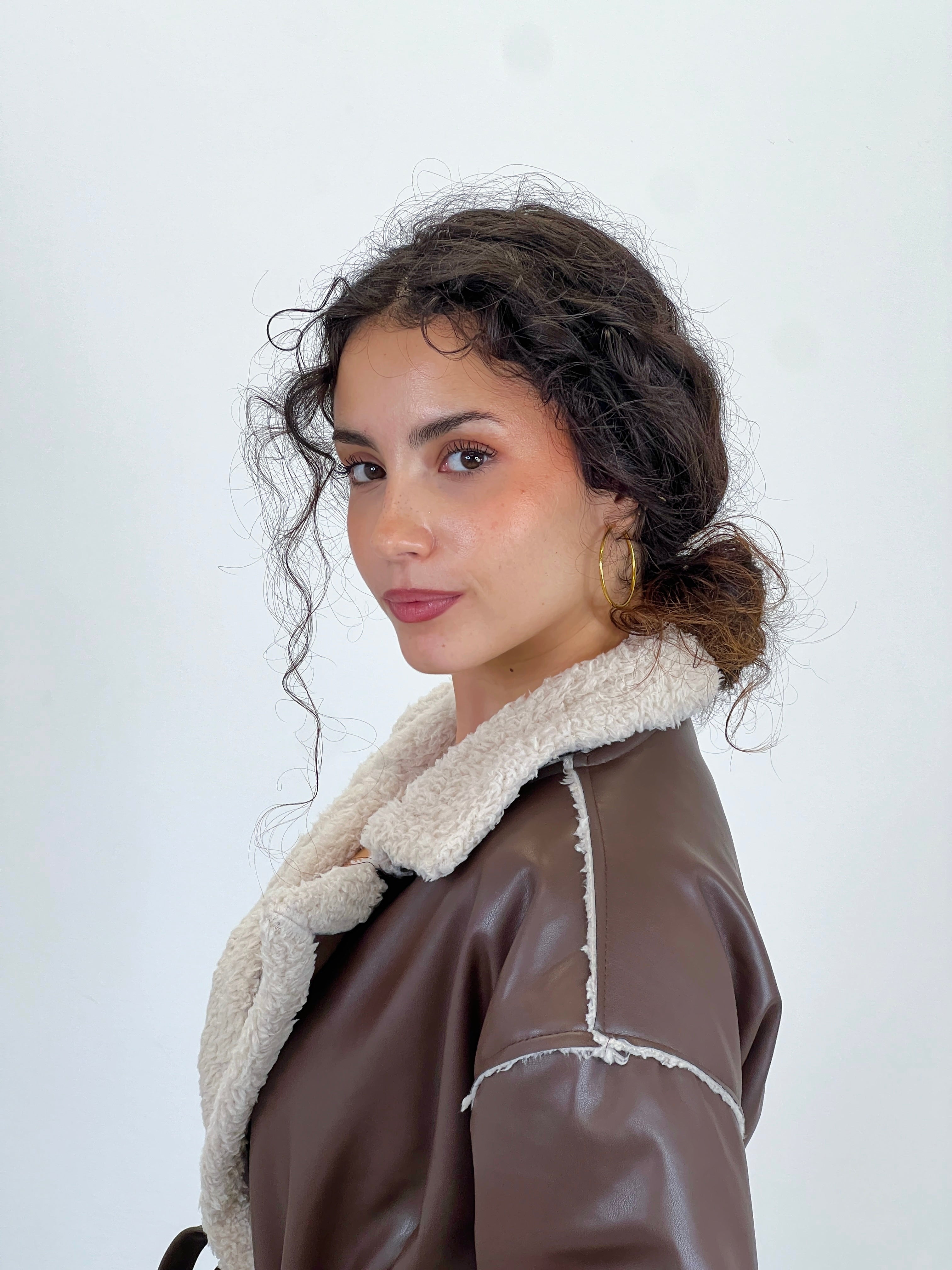 Double-sided belt coat