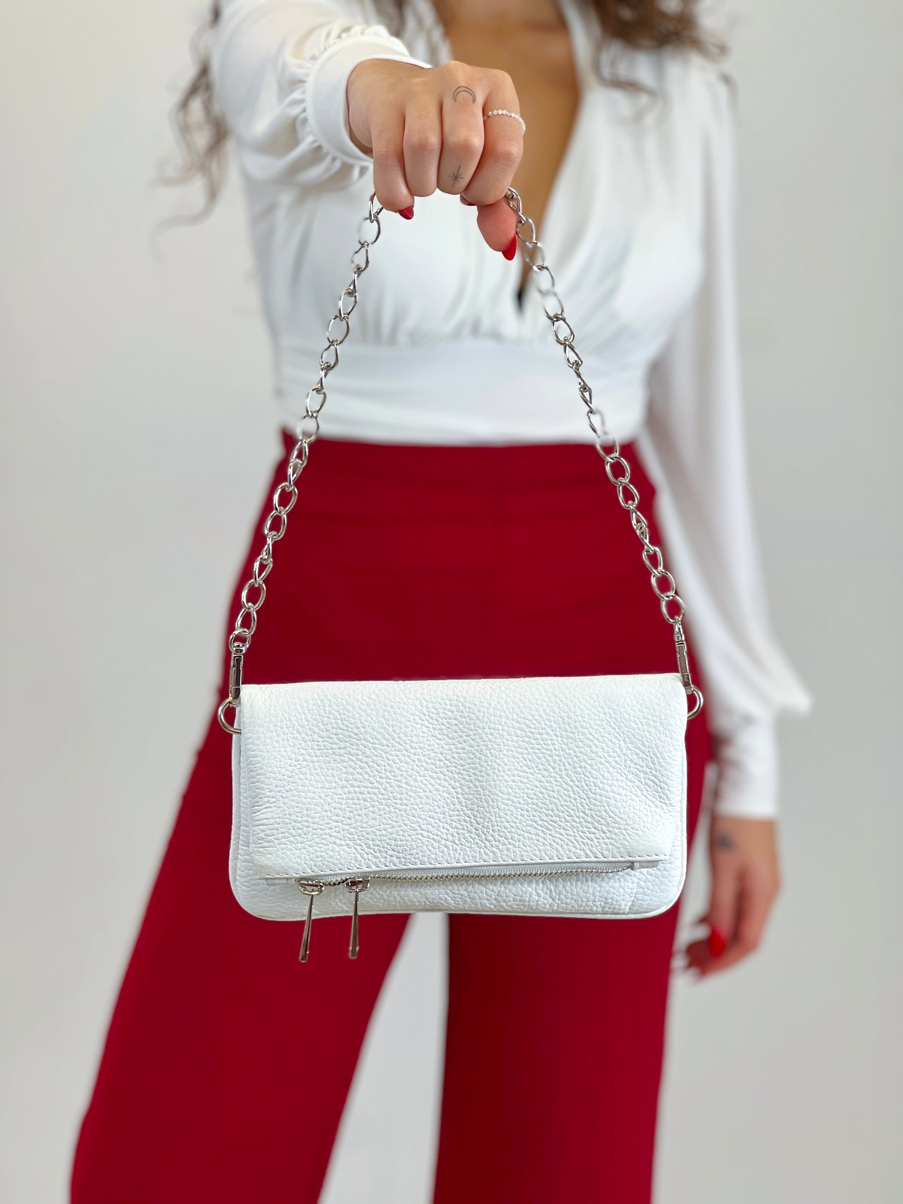 Bolso piel cadenas - Zebra&Maduixa®