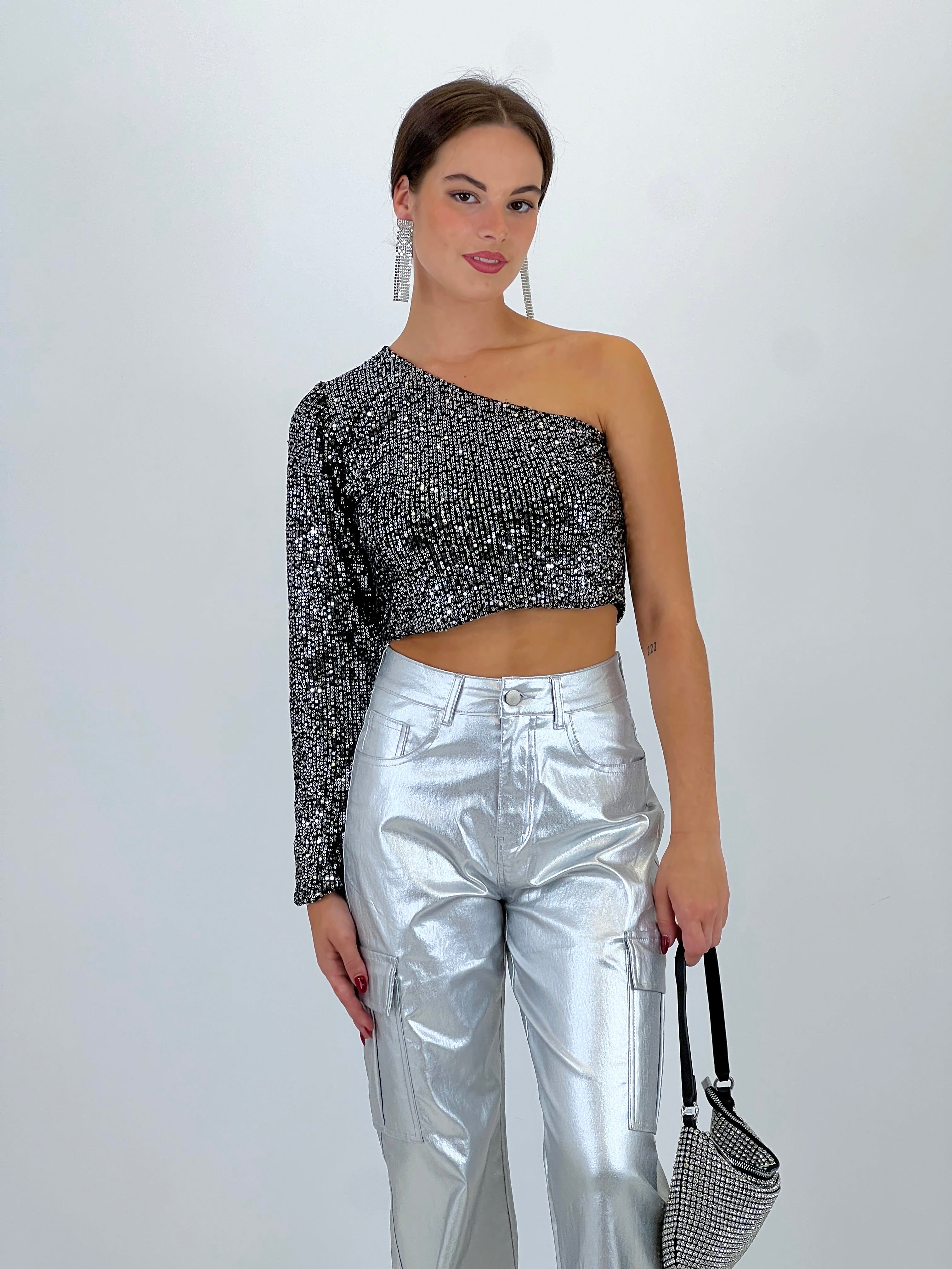 Top lentejuelas Kourtney