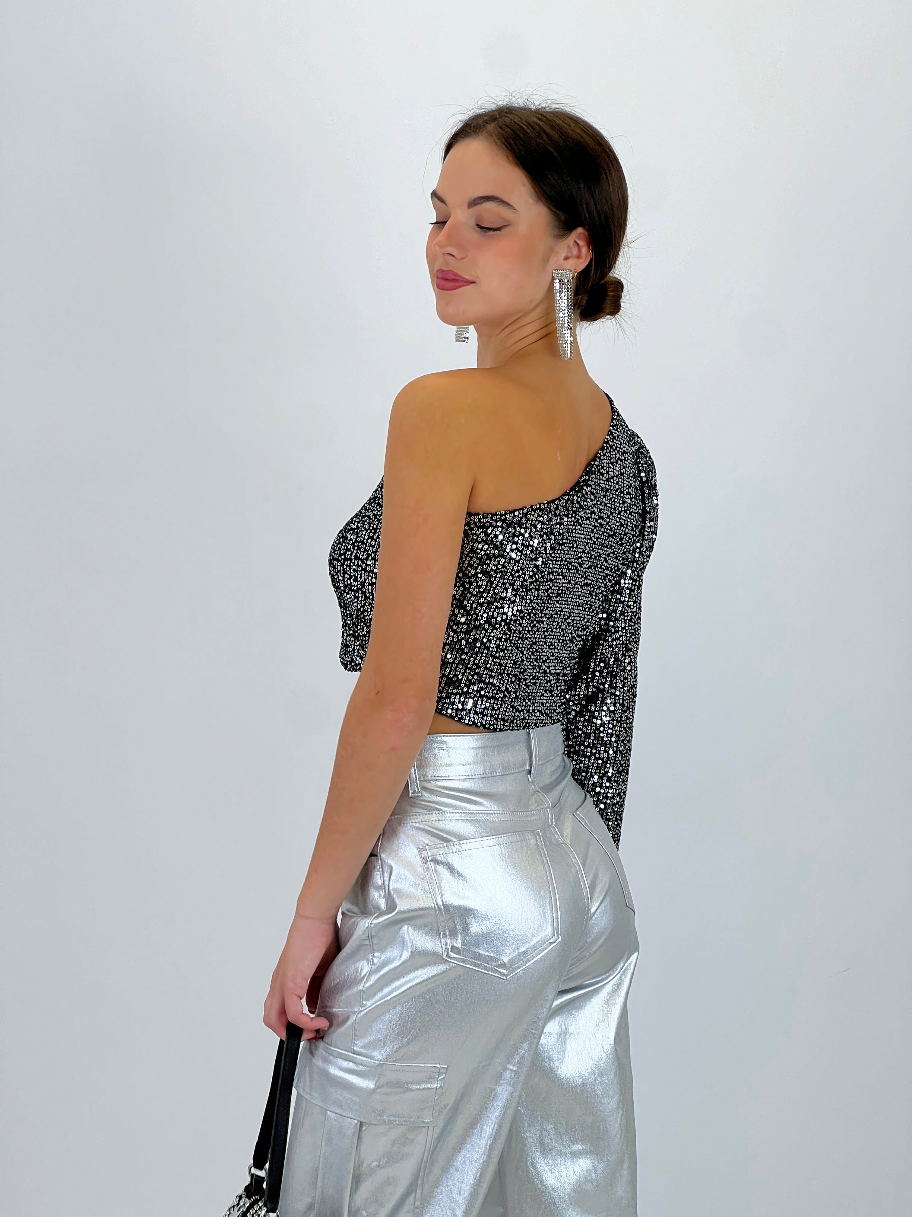 Top lentejuelas Kourtney