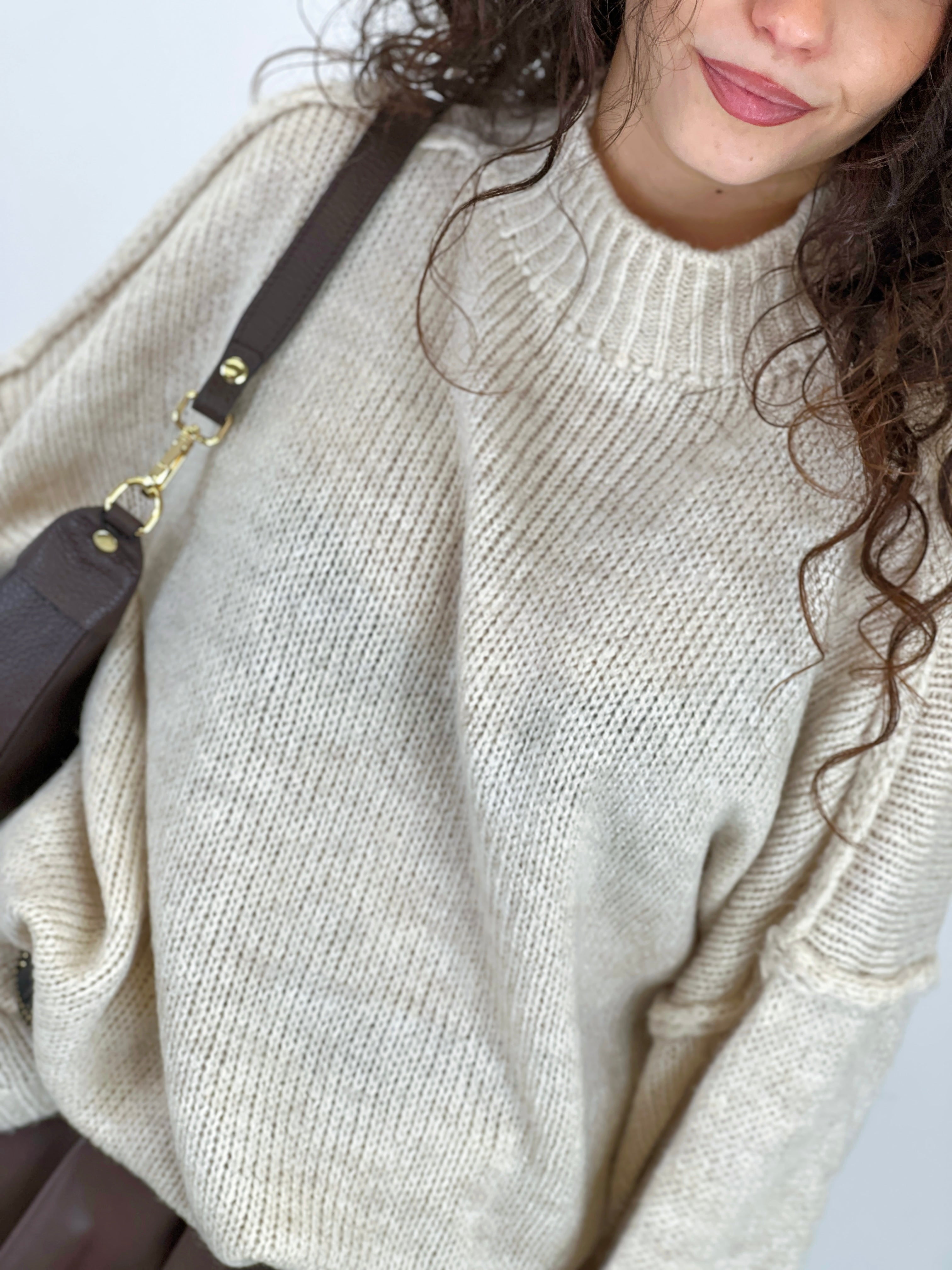 Jersey perkins oversize manga caída