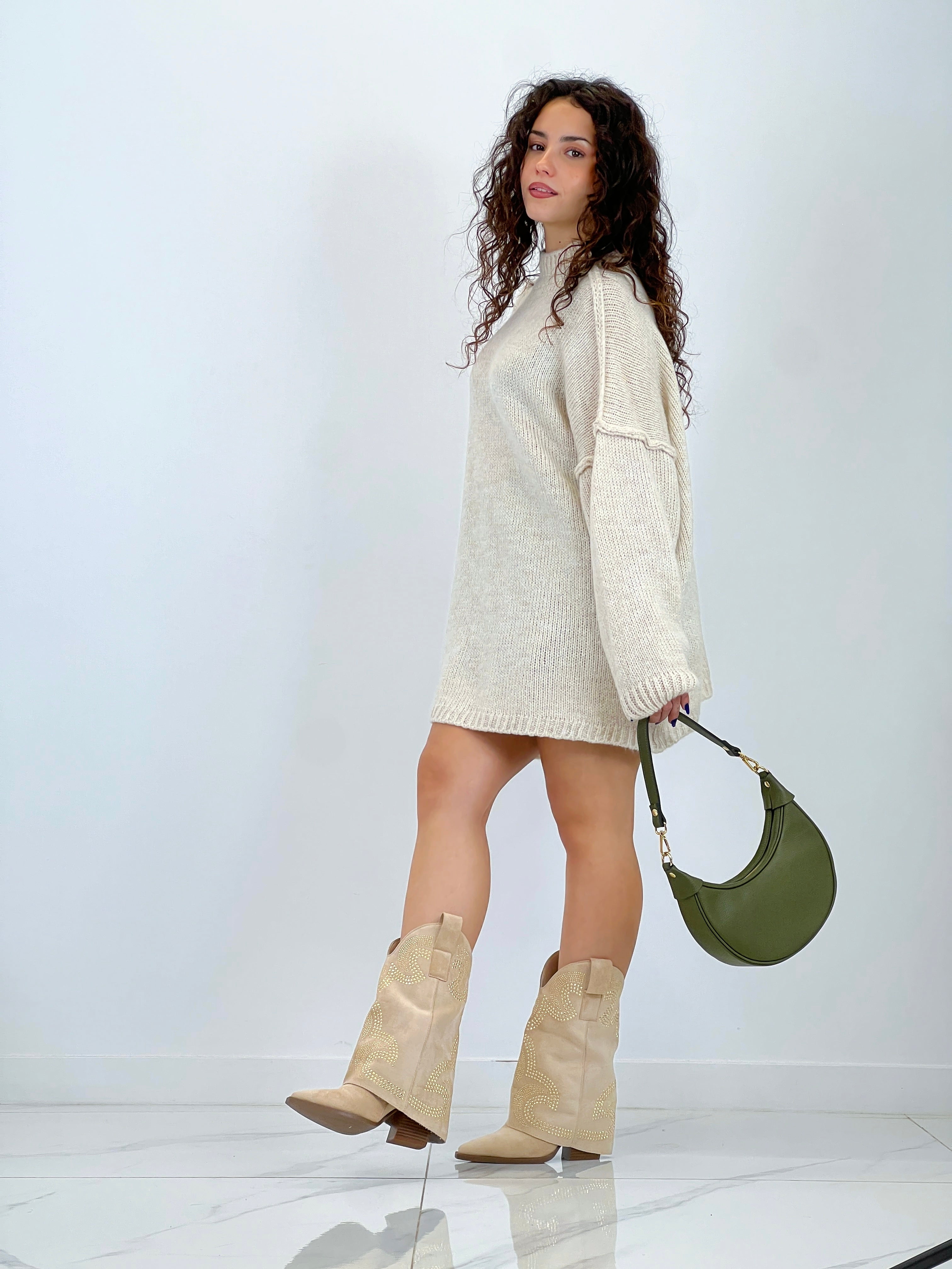 Jersey perkins oversize manga caída