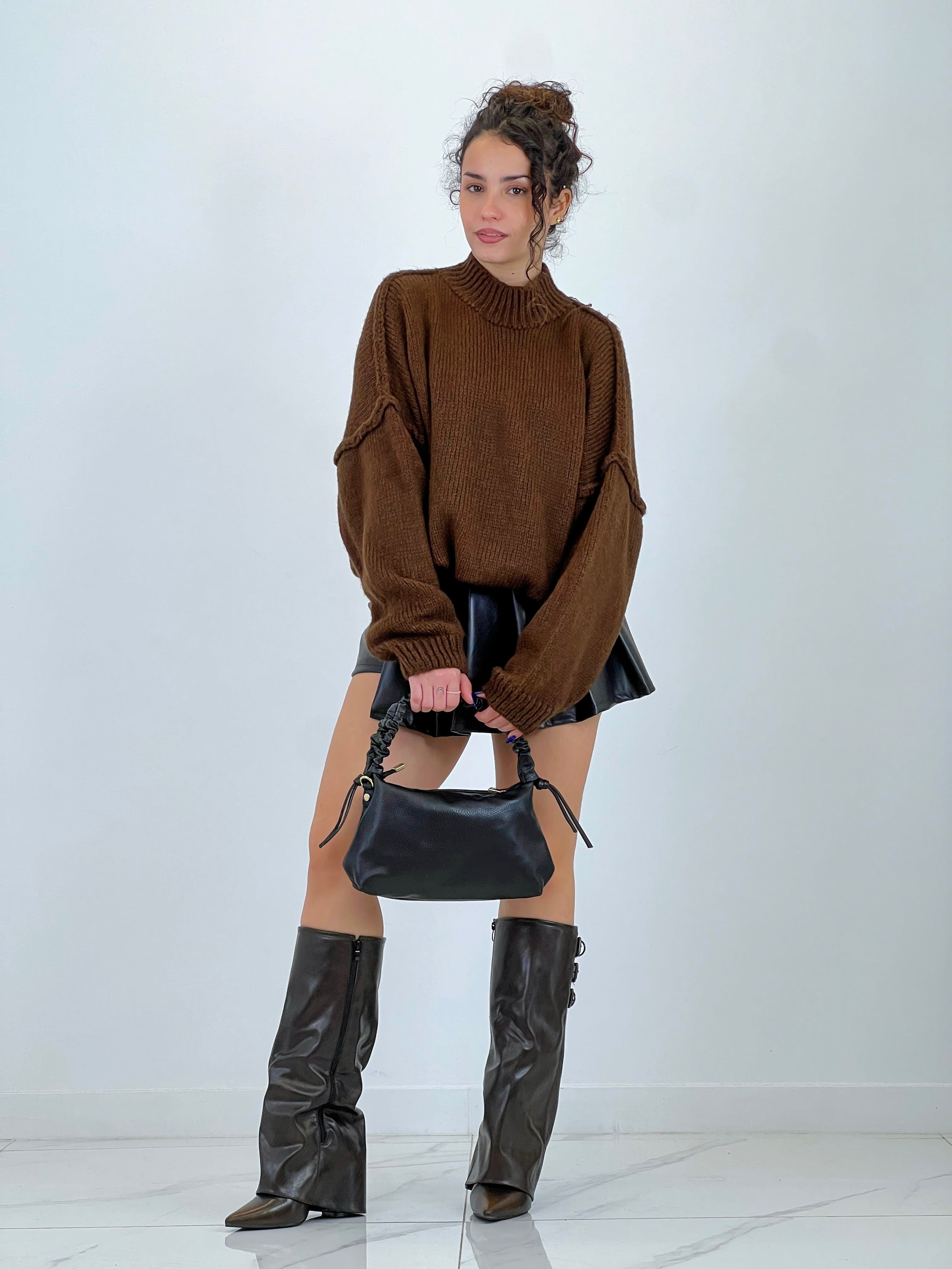 Jersey perkins oversize manga caída