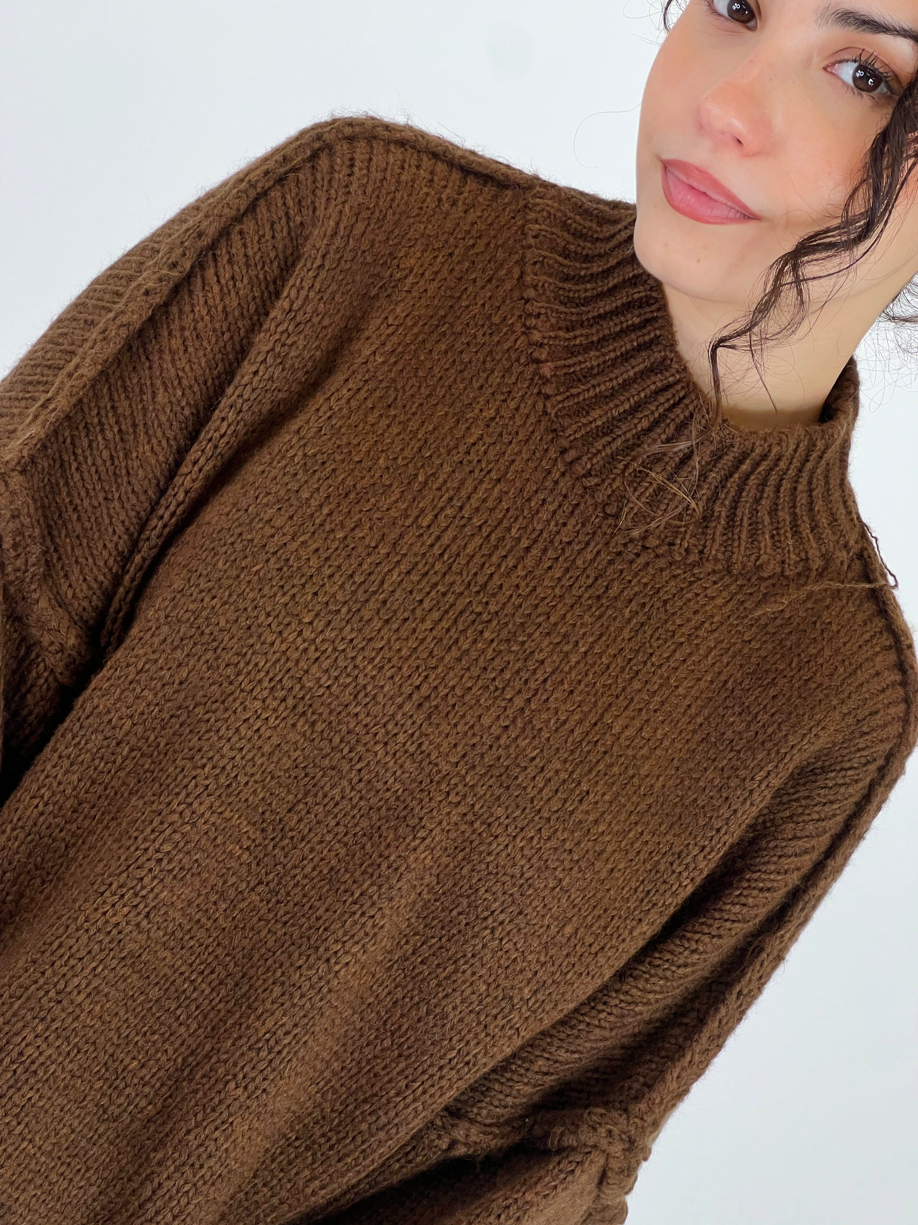 Jersey perkins oversize manga caída