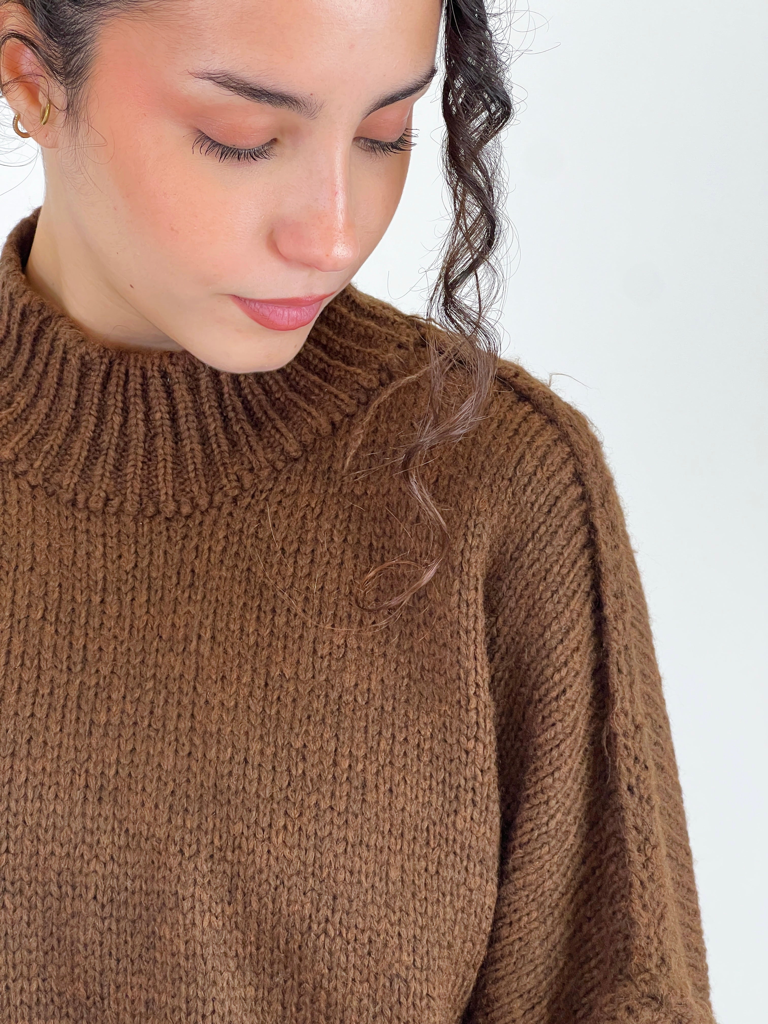 Jersey perkins oversize manga caída